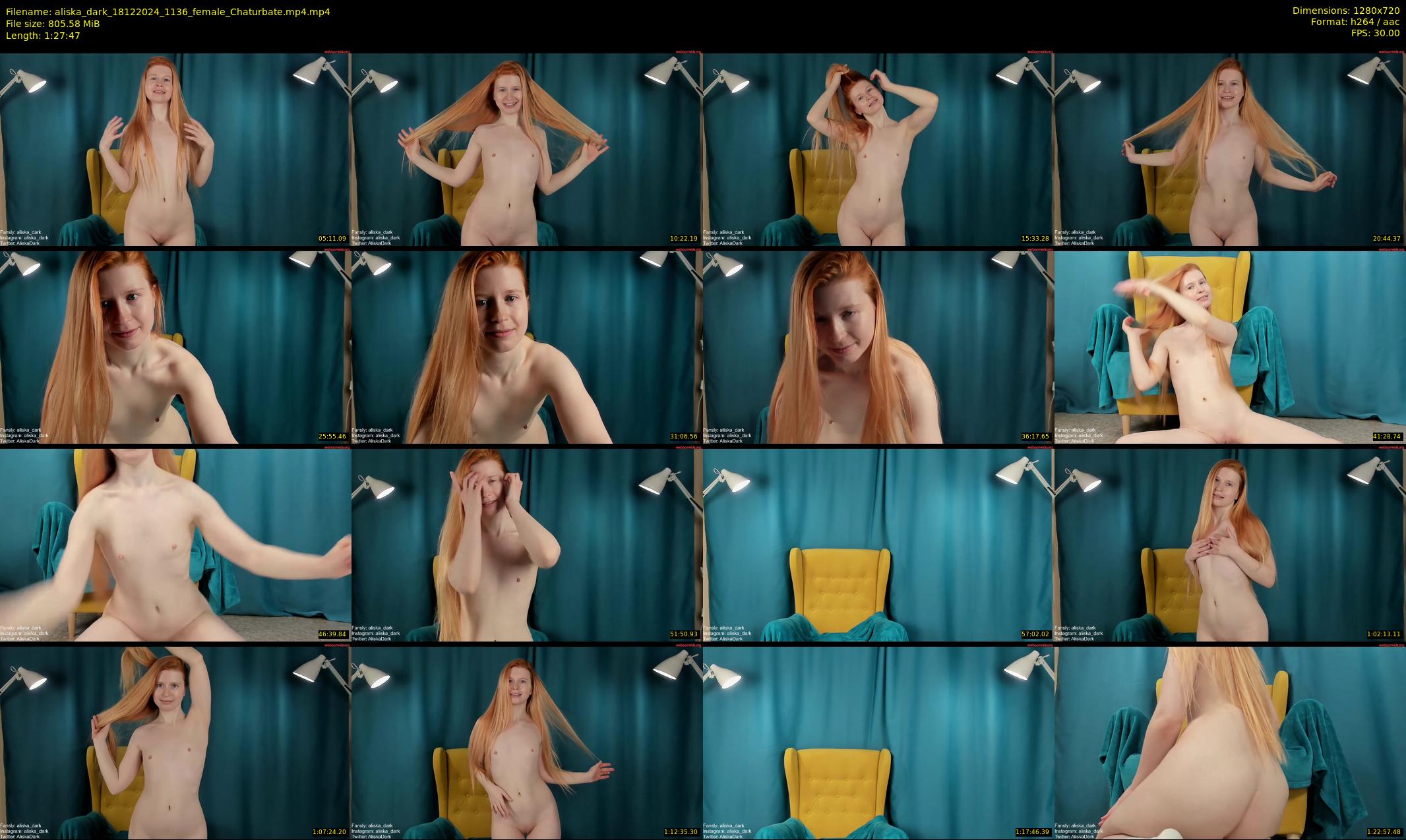 aliska_dark — 88 minute Chaturbate female cam show recording, 720p, Dec 18, 2024