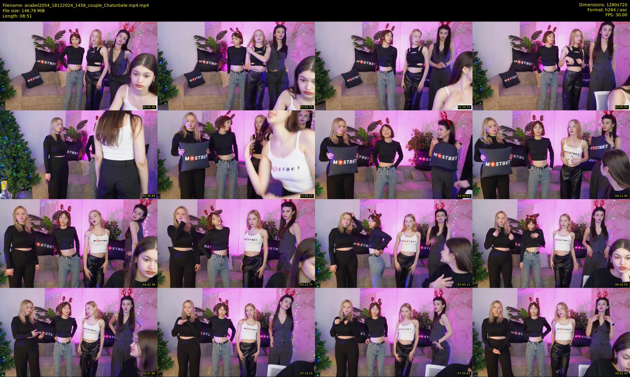 anabel2054 — 9 minute Chaturbate female cam show recording, 720p, Dec 18, 2024