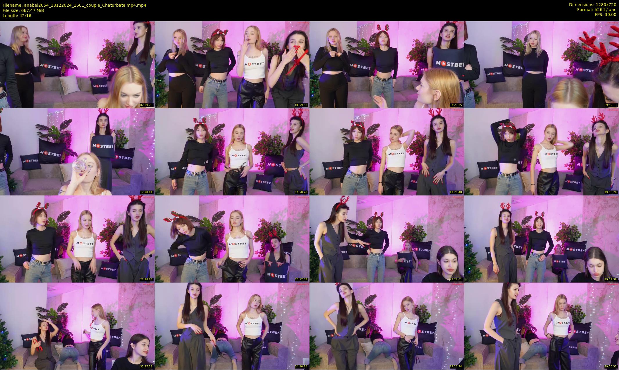 anabel2054 — 43 minute Chaturbate female cam show recording, 720p, Dec 18, 2024