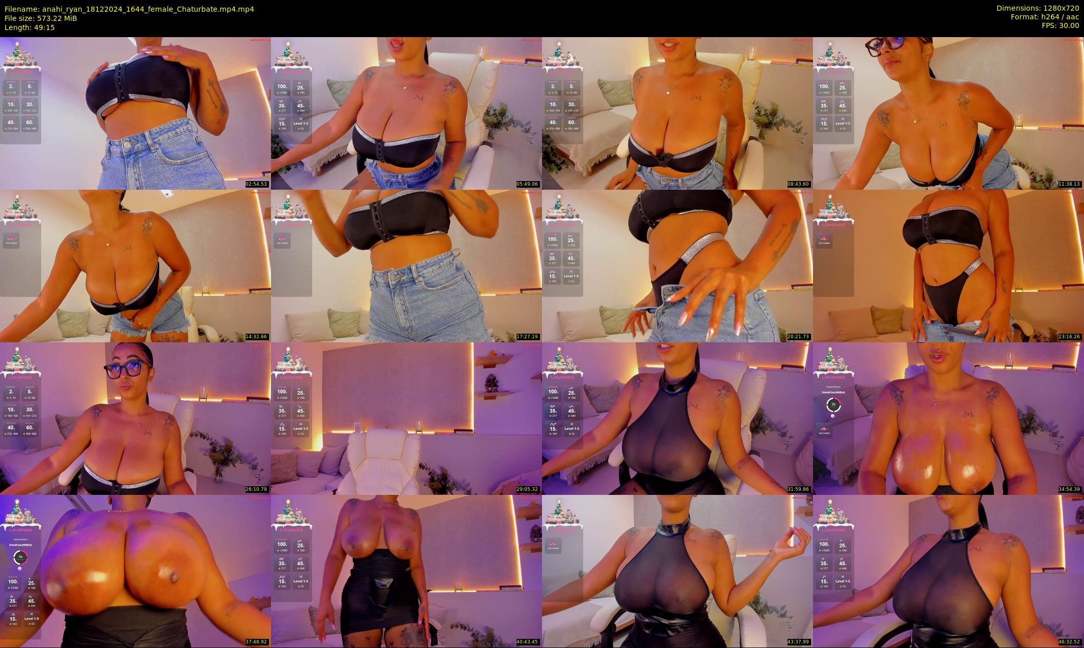 anahi_ryan — 50 minute Chaturbate female cam show recording, 720p, Dec 18, 2024
