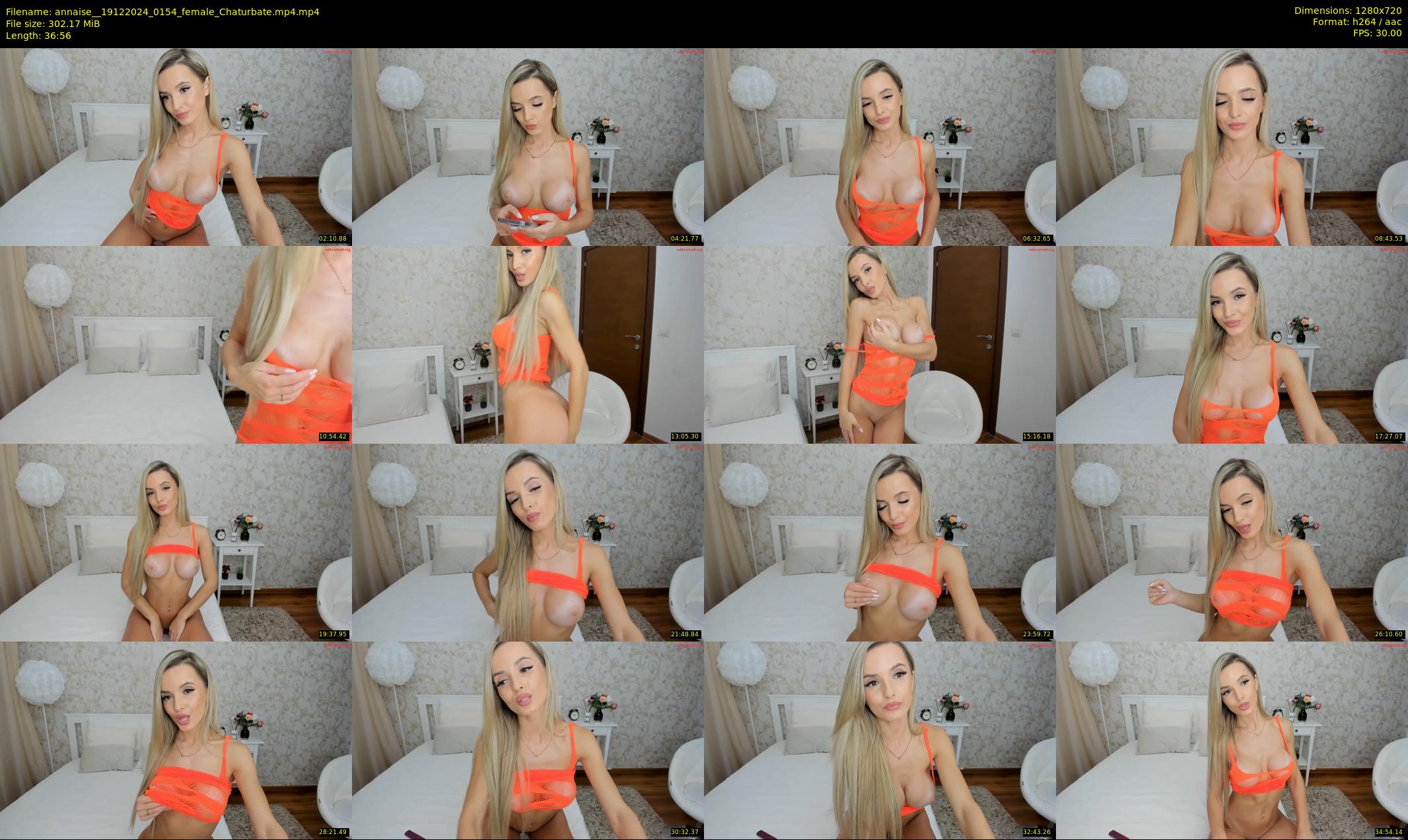 annaise_ — 37 minute Chaturbate female cam show recording, 720p, Dec 19, 2024