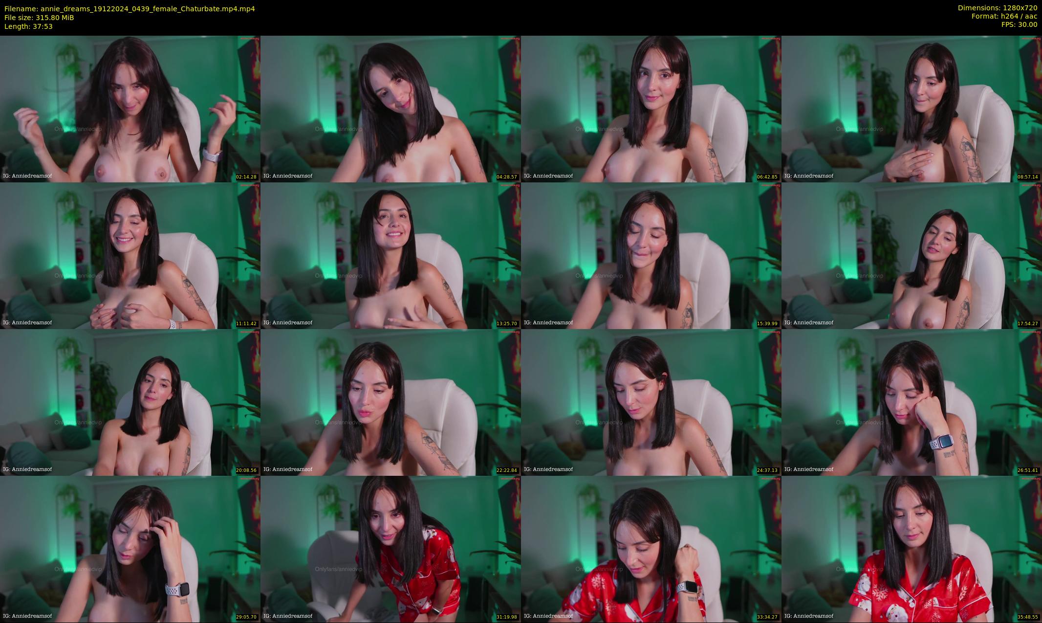 annie_dreams — 38 minute Chaturbate female cam show recording, 720p, Dec 19, 2024
