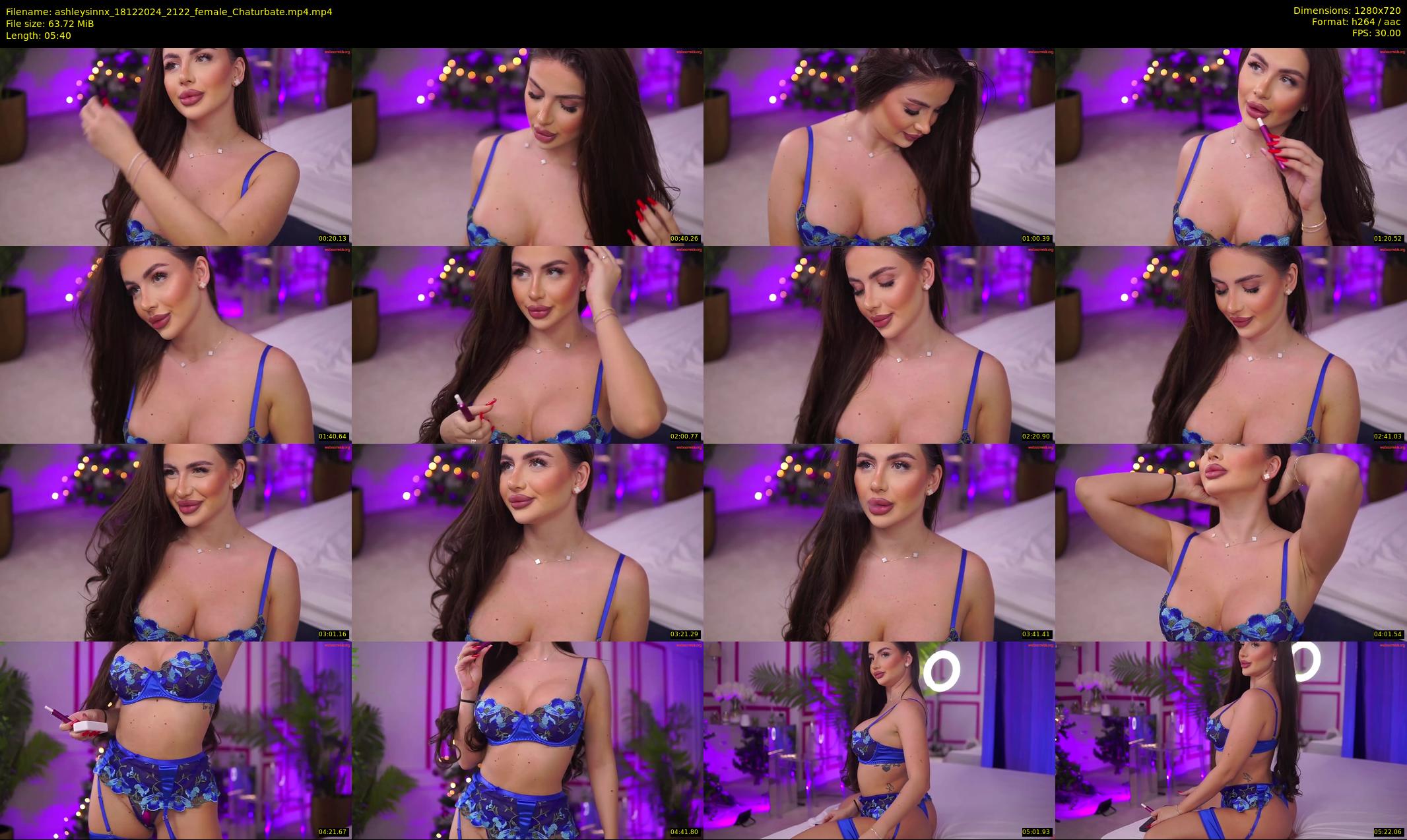 ashleysinnx — 6 minute Chaturbate female cam show recording, 720p, Dec 18, 2024