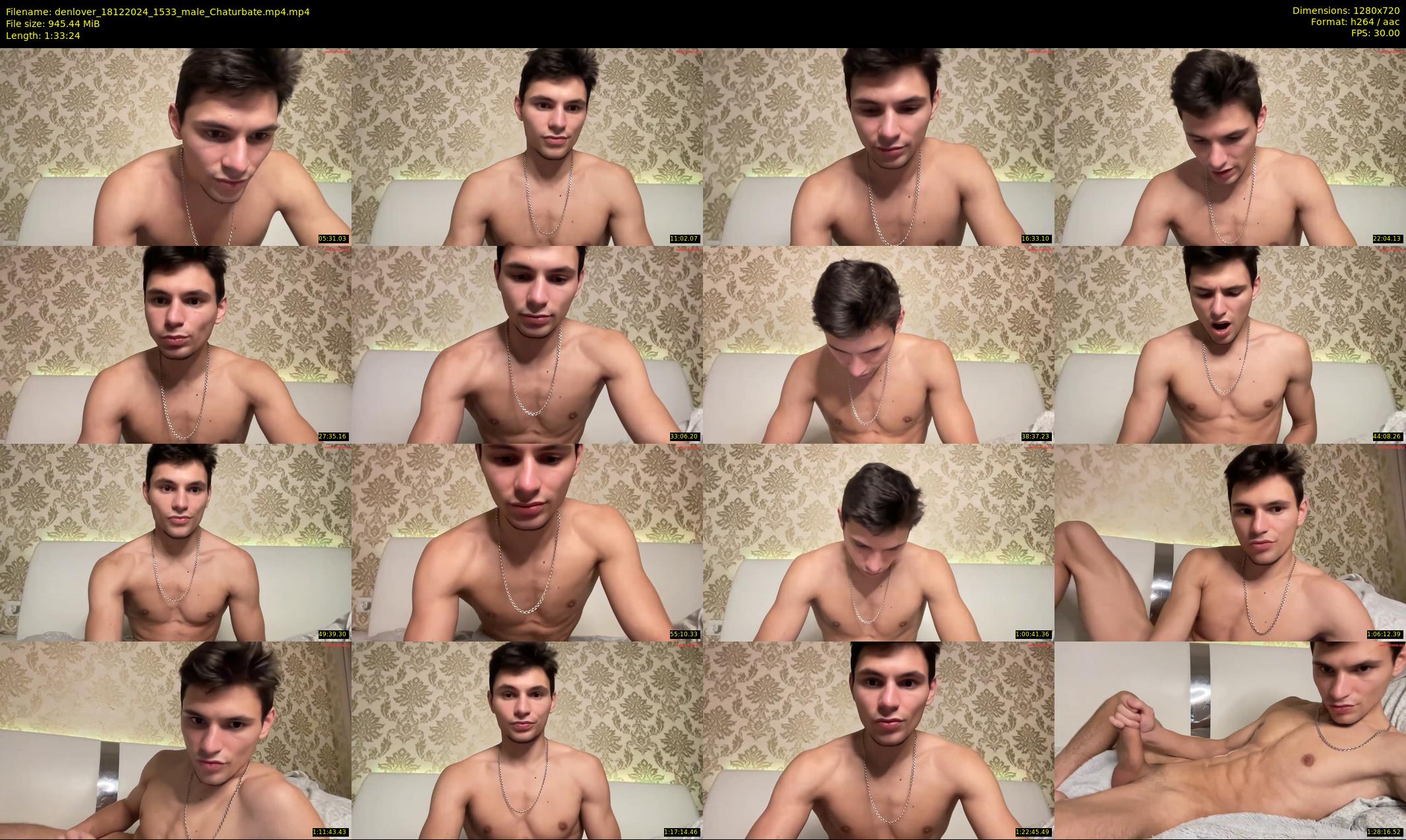 denlover — 94 minute Chaturbate male cam show recording, 720p, Dec 18, 2024