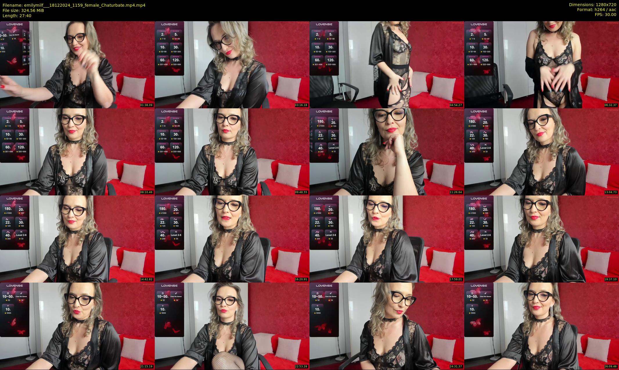 emilymilf__ — 28 minute Chaturbate female cam show recording, 720p, Dec 18, 2024
