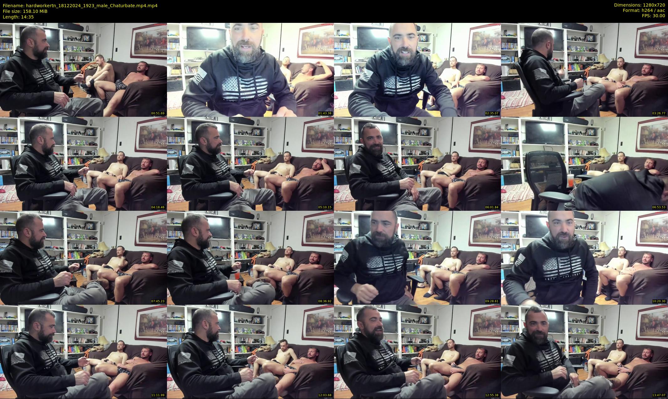 hardworkertn — 15 minute Chaturbate male cam show recording, 720p, Dec 18, 2024