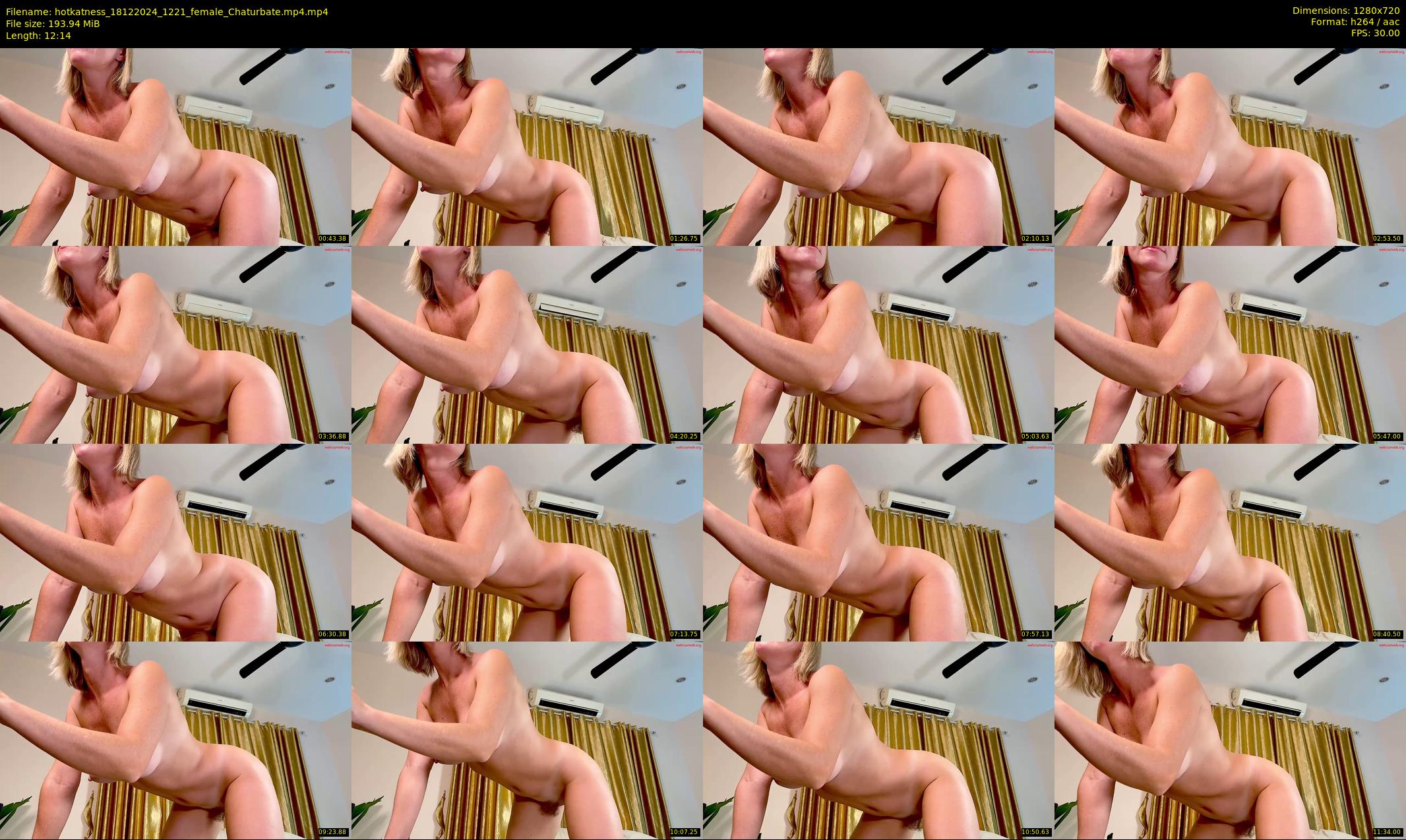 hotkatness — 13 minute Chaturbate female cam show recording, 720p, Dec 18, 2024