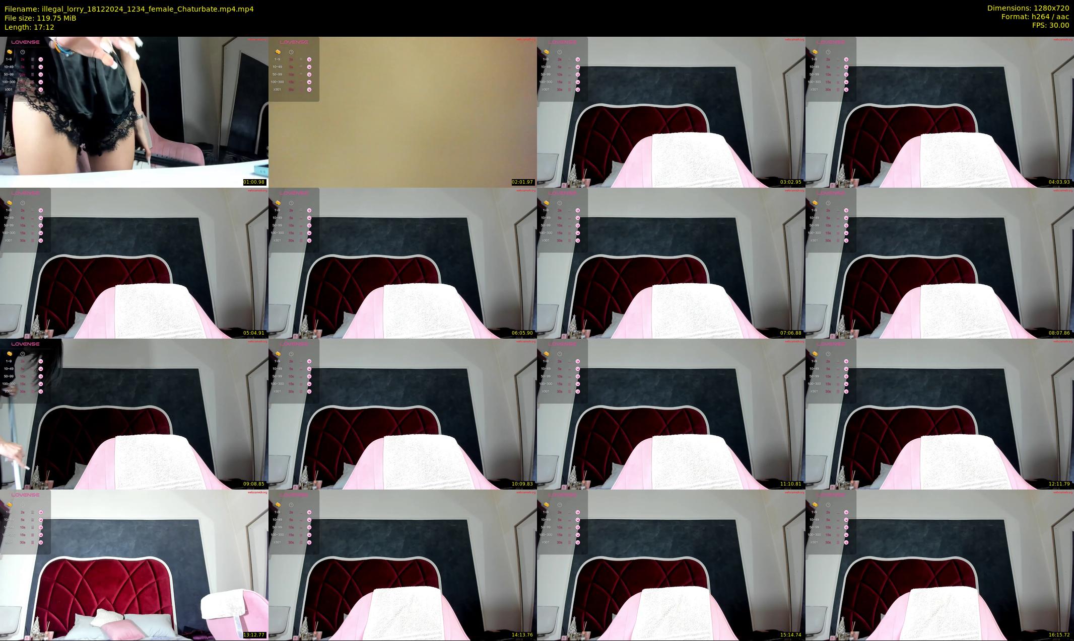 illegal_lorry — 18 minute Chaturbate female cam show recording, 720p, Dec 18, 2024