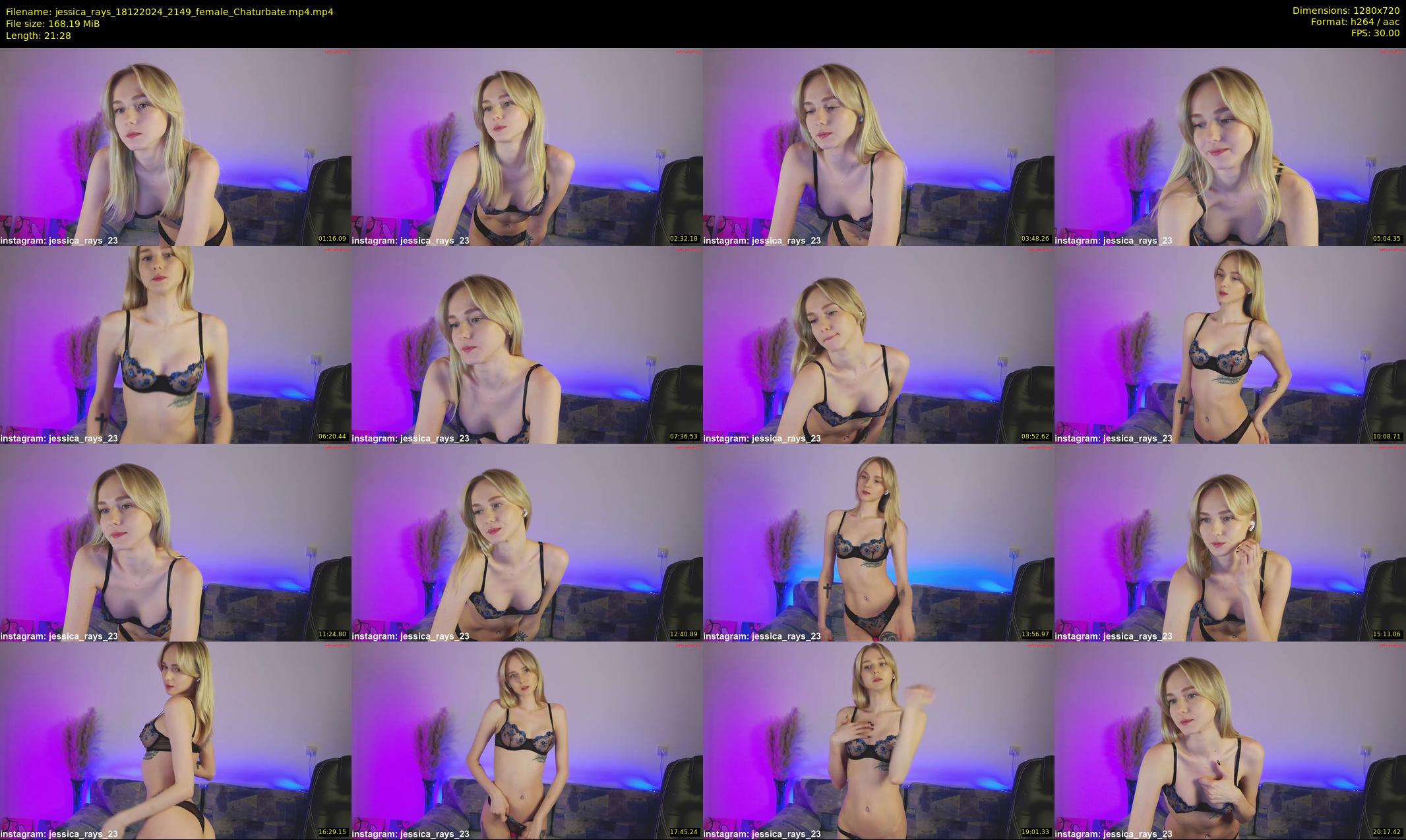 jessica_rays — 22 minute Chaturbate couple cam show recording, 720p, Dec 18, 2024