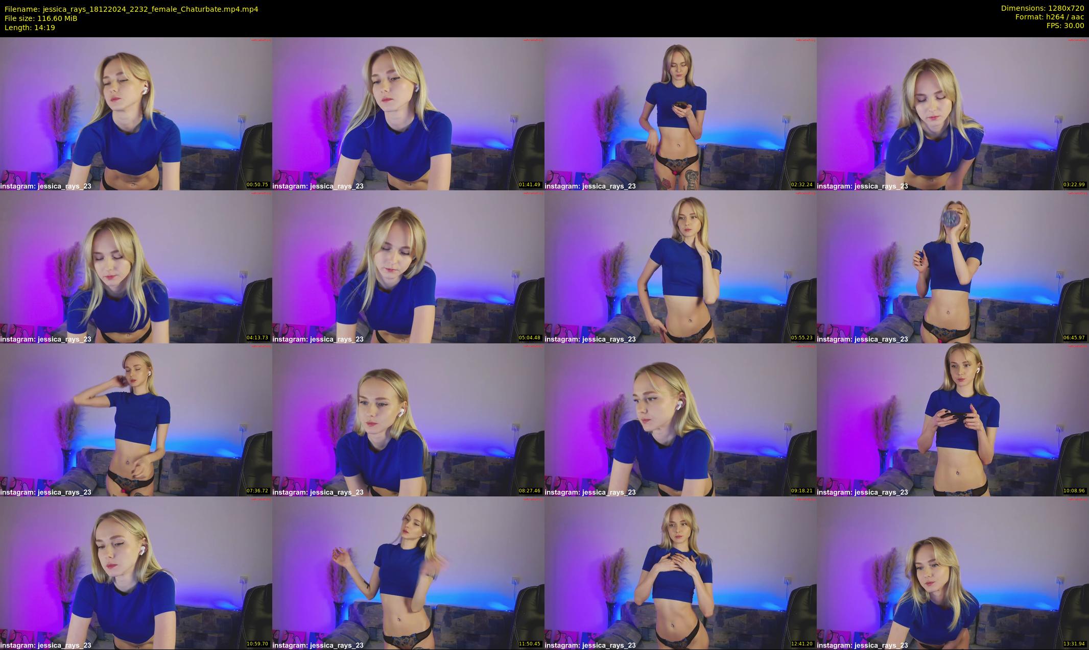 jessica_rays — 15 minute Chaturbate couple cam show recording, 720p, Dec 18, 2024