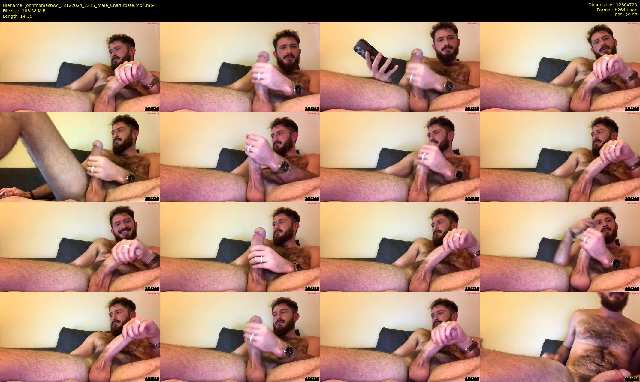 johnthomasbwc — 15 minute Chaturbate male cam show recording, 720p, Dec 18, 2024