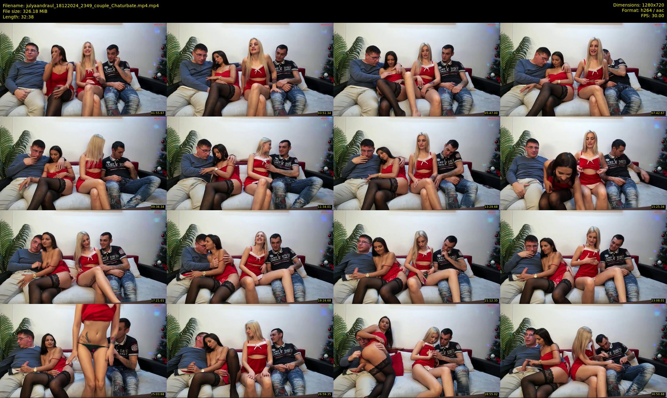 julyaandraul — 33 minute Chaturbate couple cam show recording, 720p, Dec 18, 2024