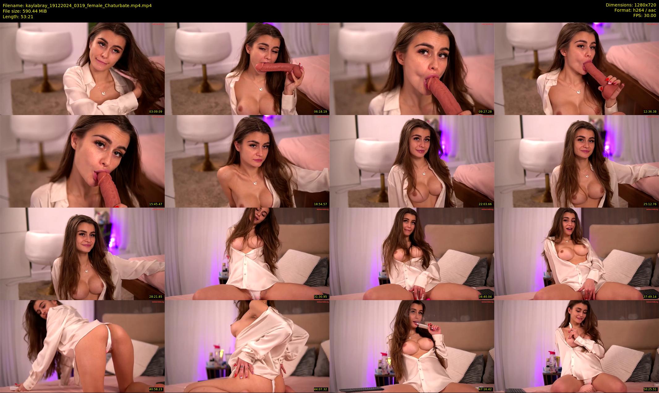 kaylabray — 54 minute Chaturbate female cam show recording, 720p, Dec 19, 2024