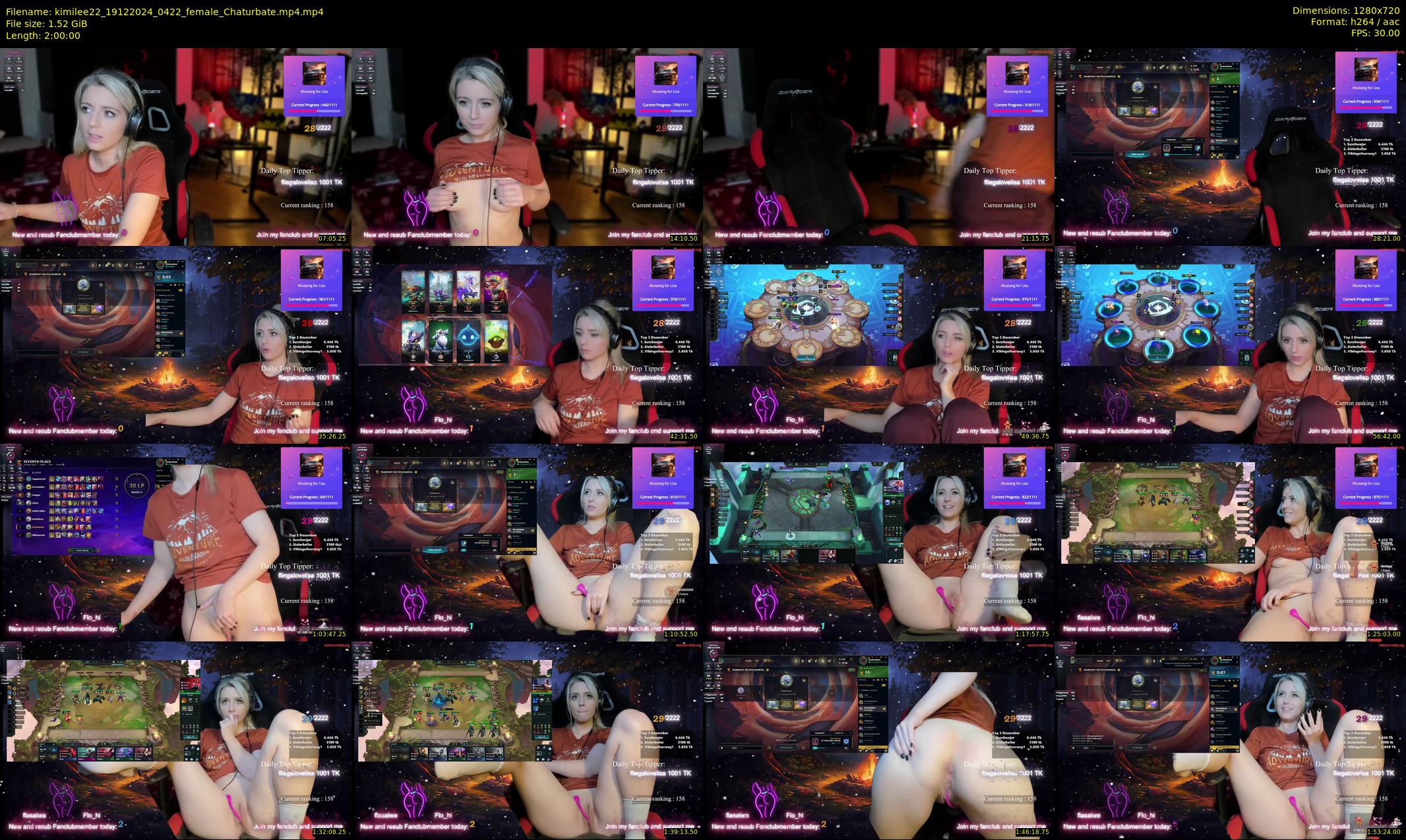 kimilee22 — 120 minute Chaturbate female cam show recording, 720p, Dec 19, 2024