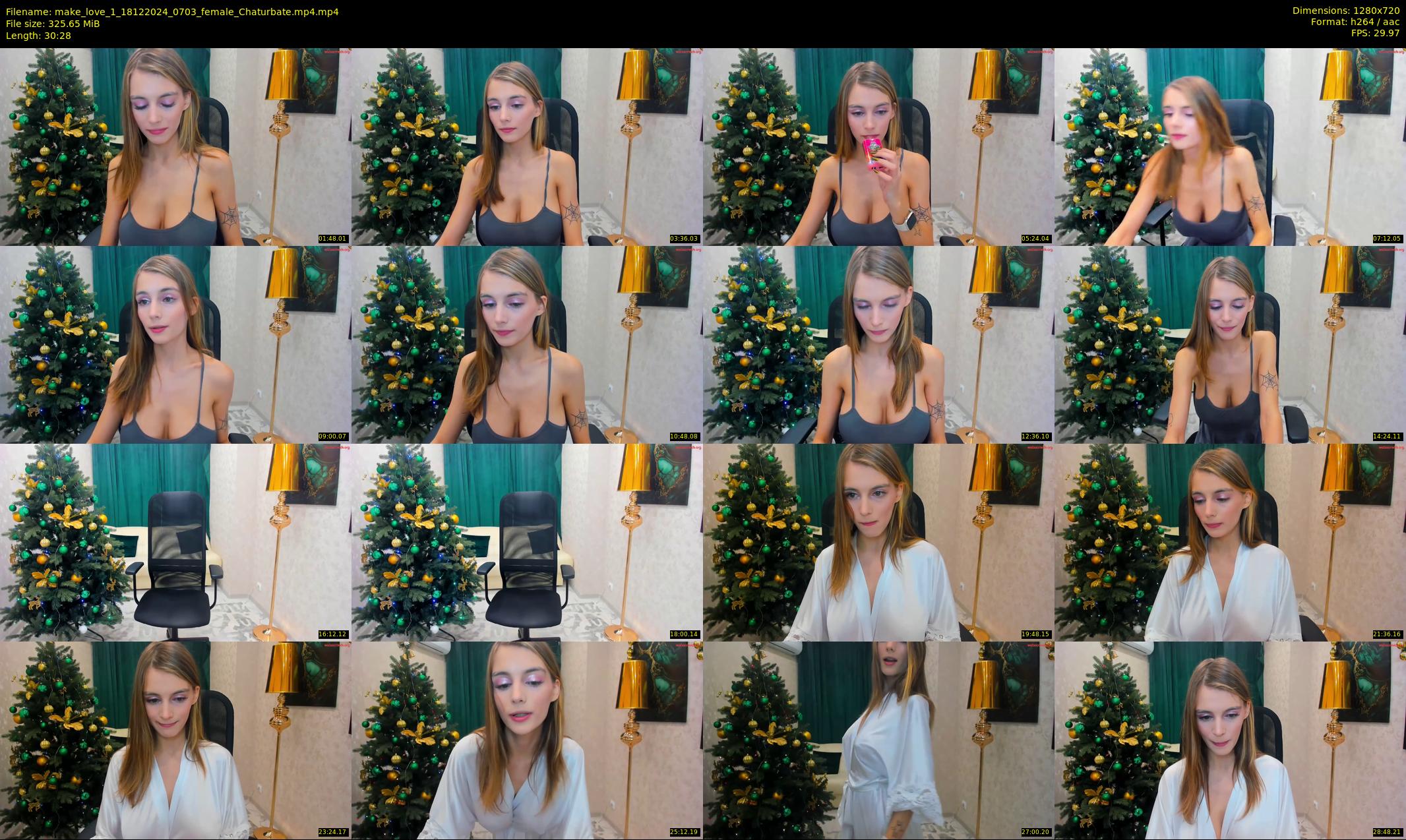make_love_1 — 31 minute Chaturbate female cam show recording, 720p, Dec 18, 2024