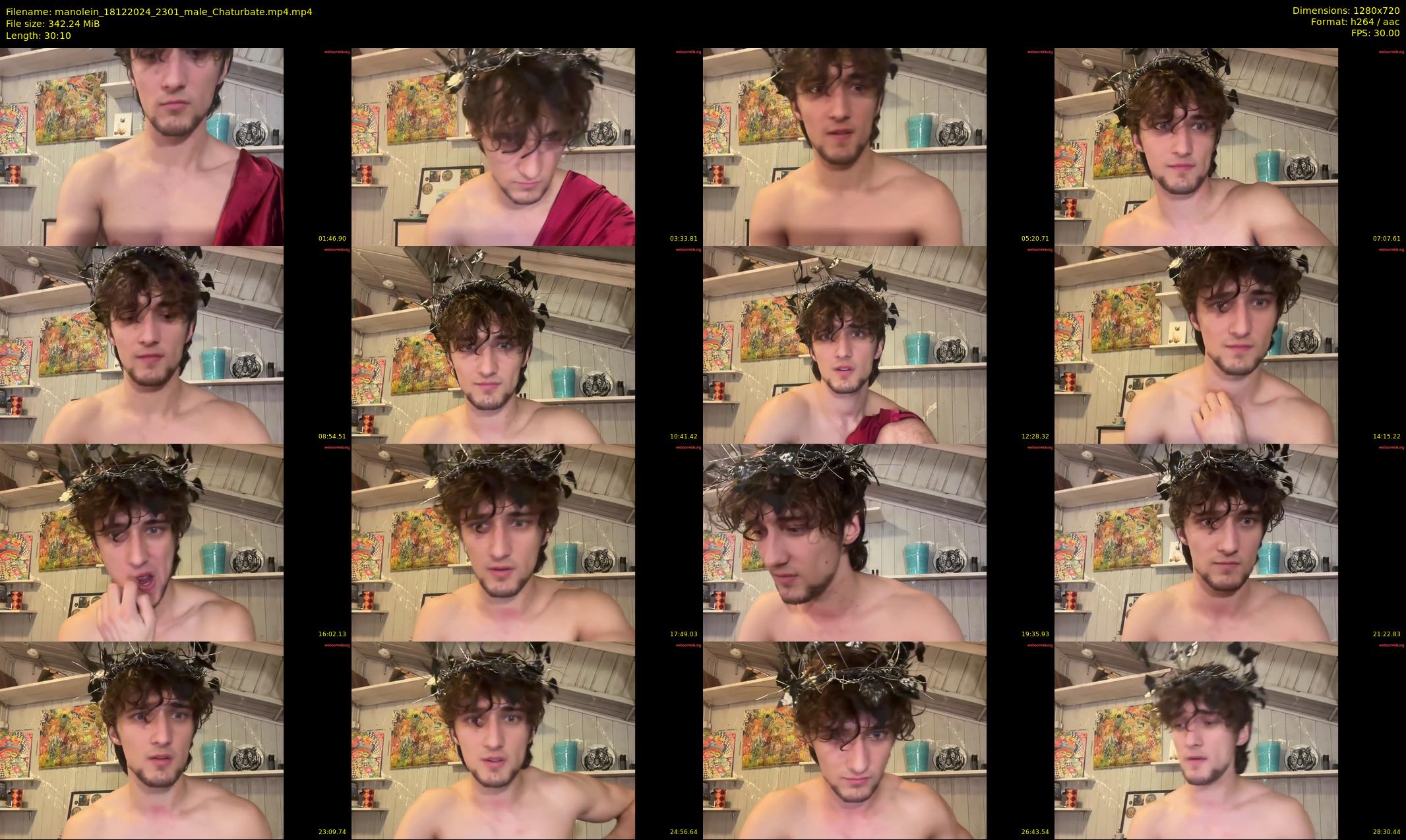 manolein — 31 minute Chaturbate male cam show recording, 720p, Dec 18, 2024