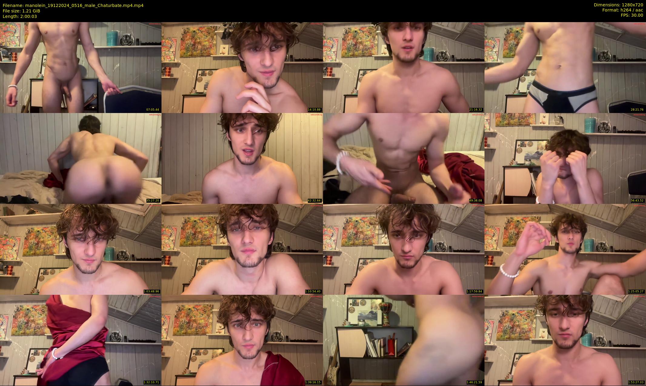 manolein — 121 minute Chaturbate male cam show recording, 720p, Dec 19, 2024