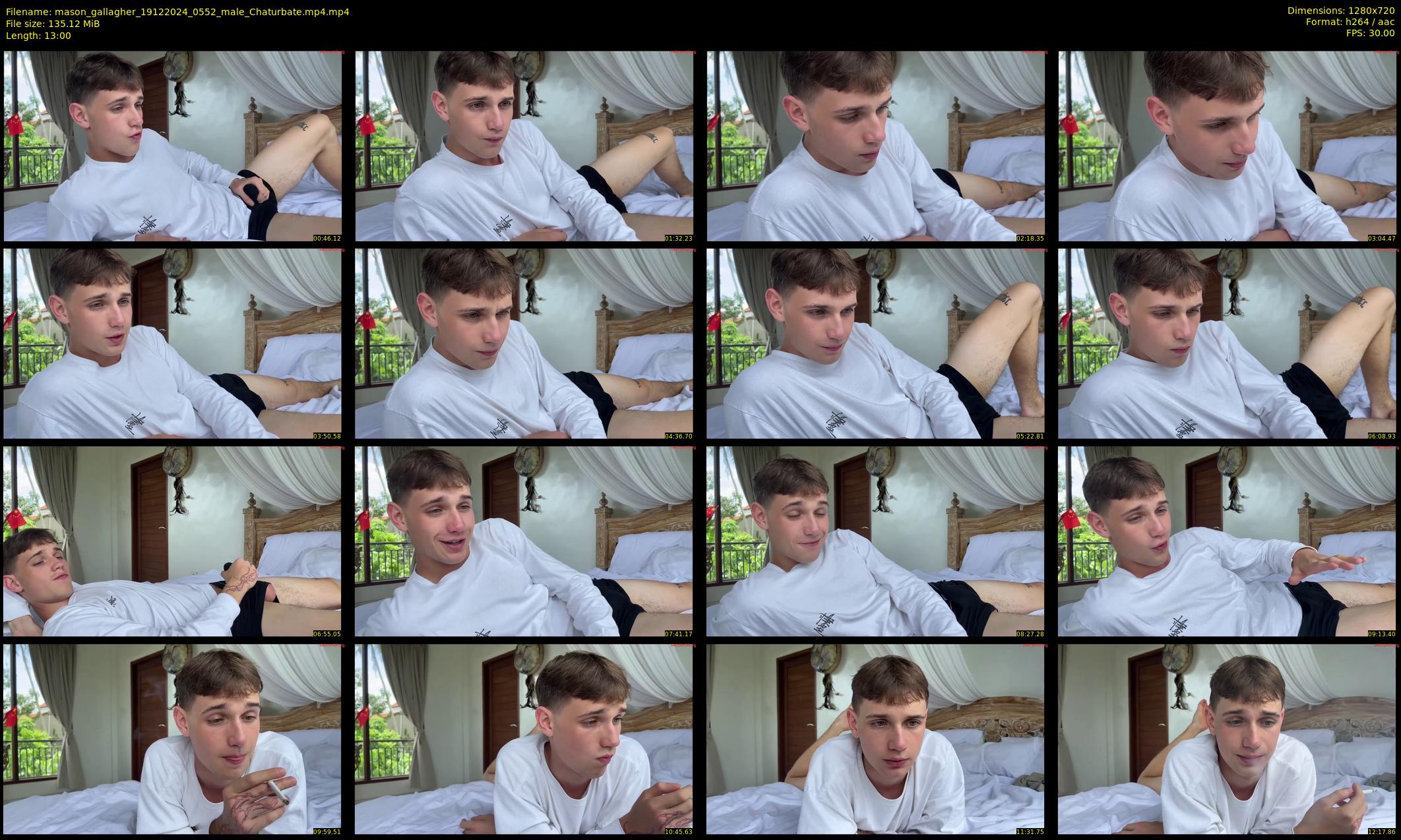 mason_gallagher — 13 minute Chaturbate male cam show recording, 720p, Dec 19, 2024