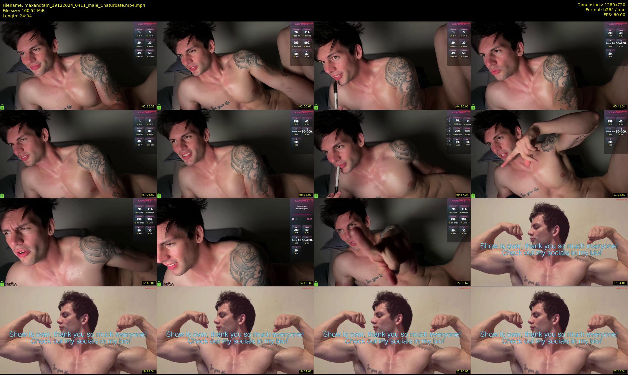 maxandtam — 25 minute Chaturbate couple cam show recording, 720p, Dec 19, 2024