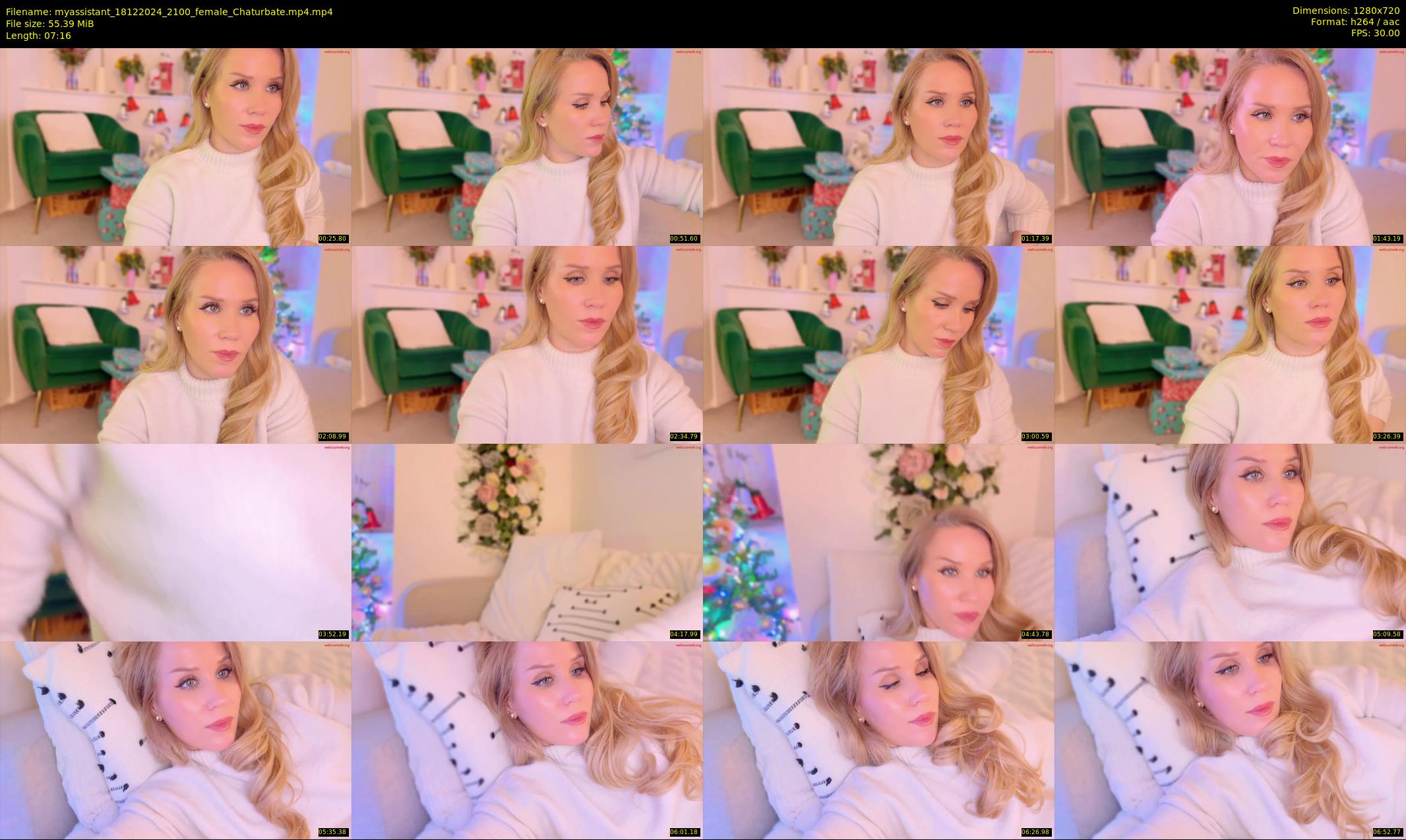 myassistant — 8 minute Chaturbate female cam show recording, 720p, Dec 18, 2024
