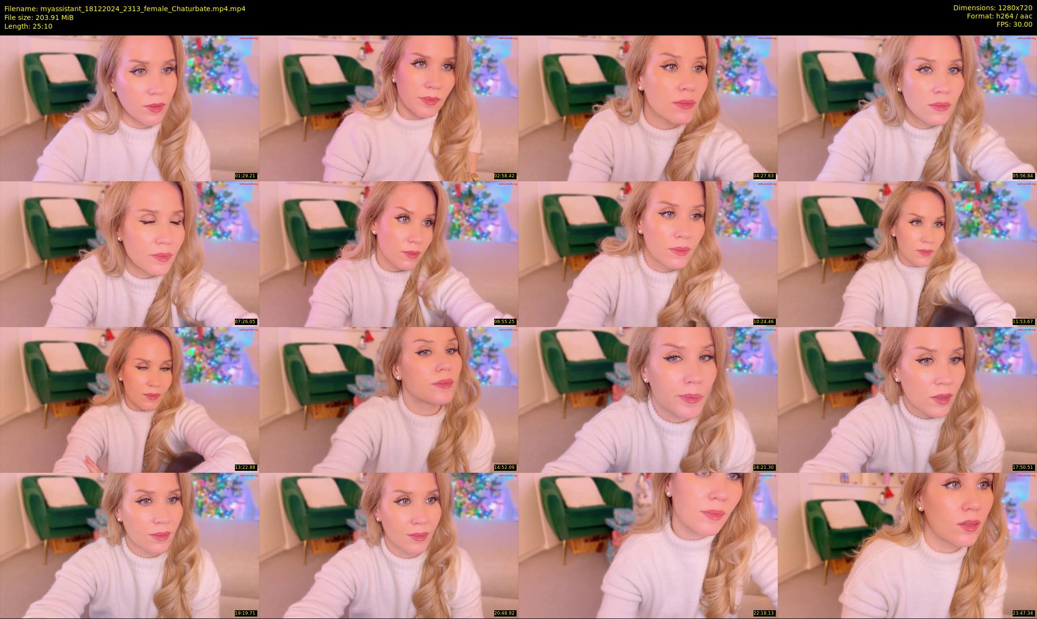 myassistant — 26 minute Chaturbate female cam show recording, 720p, Dec 18, 2024