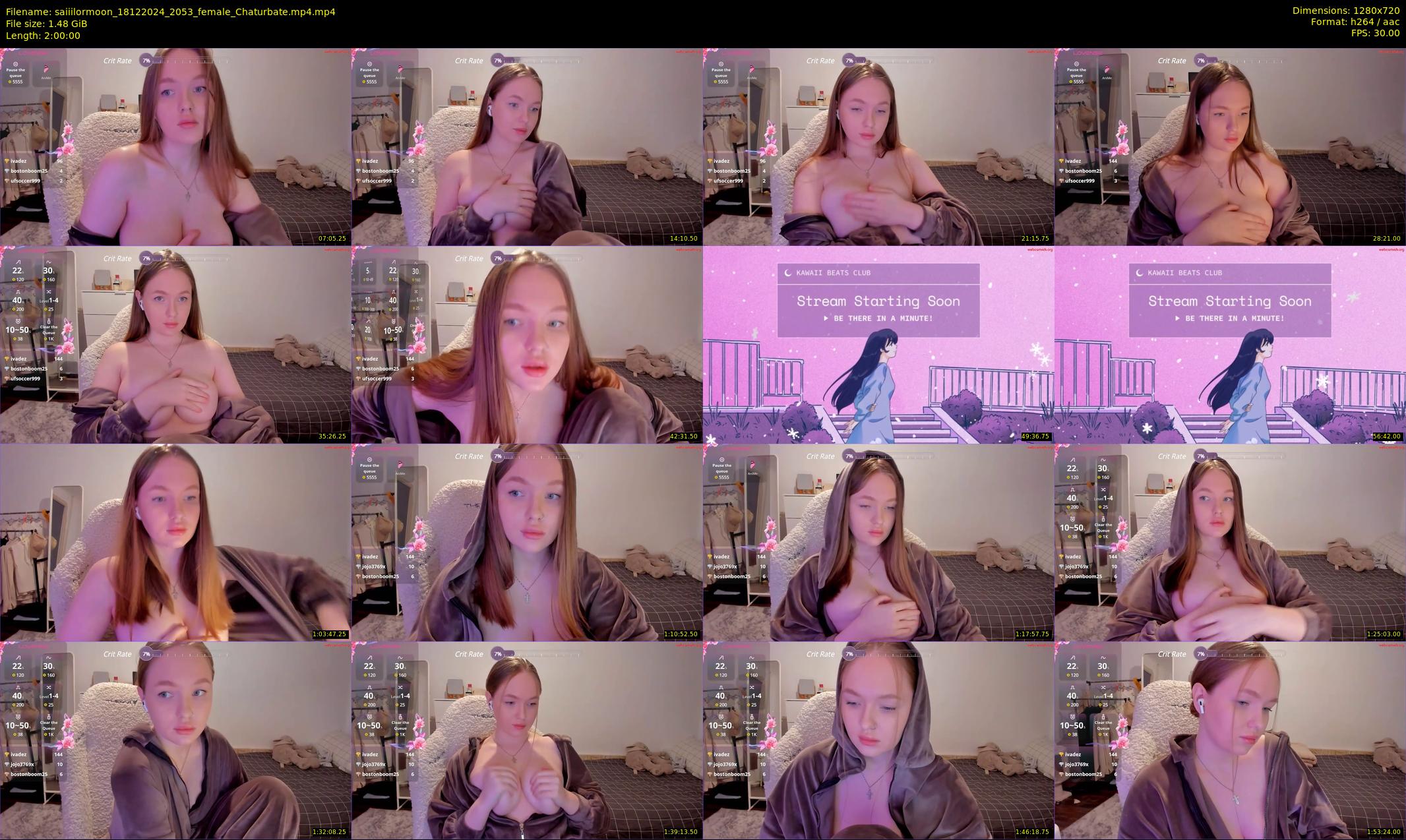 saiiilormoon — 120 minute Chaturbate female cam show recording, 720p, Dec 18, 2024