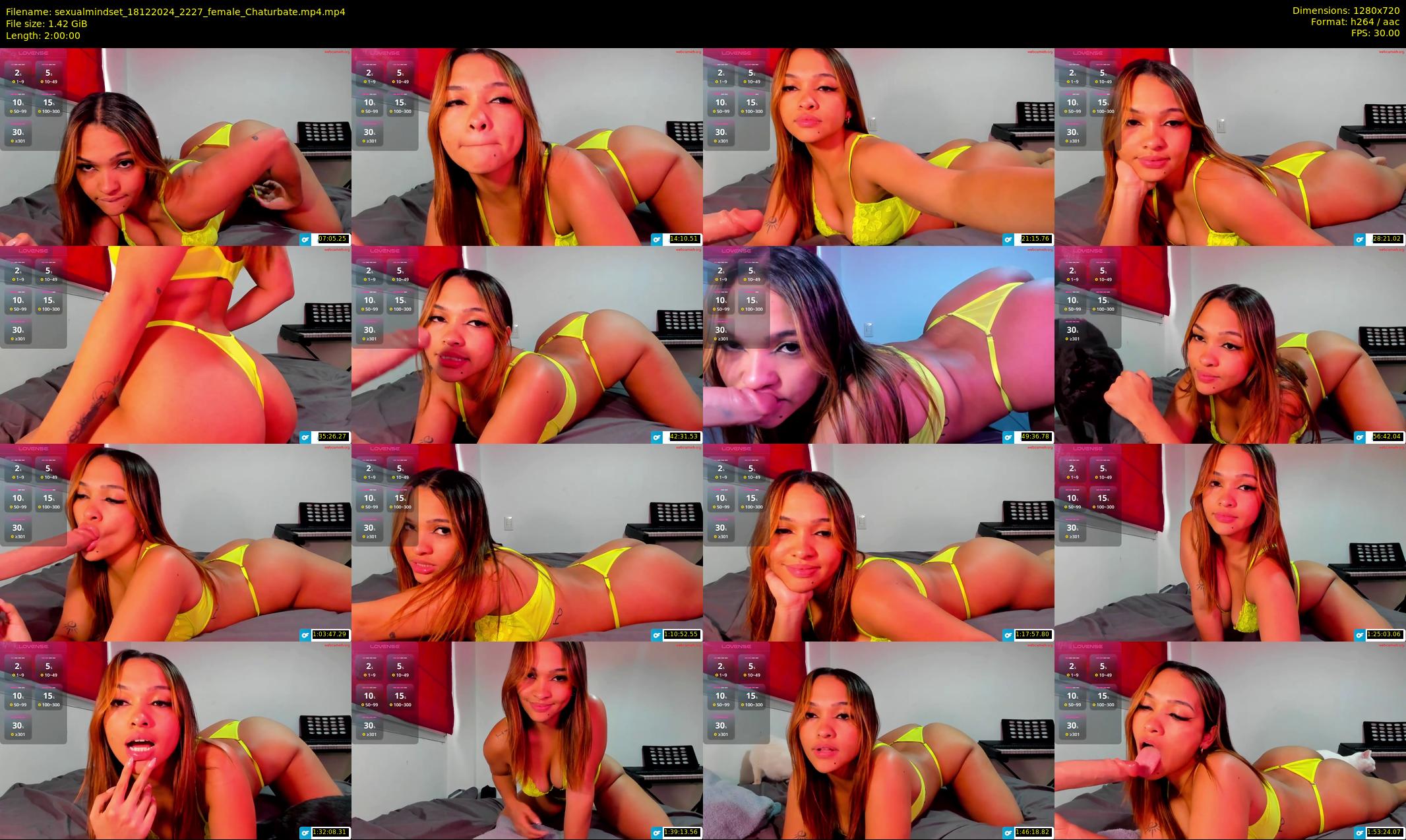 sexualmindset — 120 minute Chaturbate female cam show recording, 720p, Dec 18, 2024