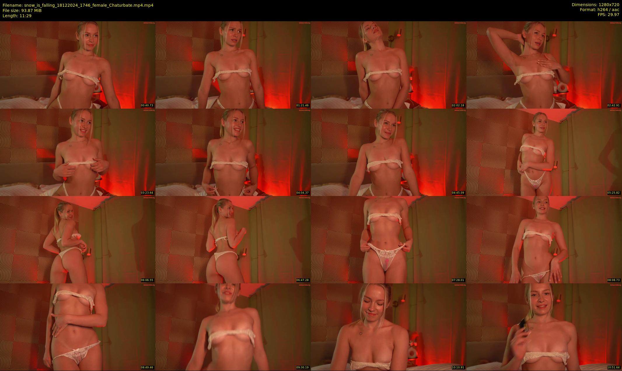 snow_is_falling — 12 minute Chaturbate female cam show recording, 720p, Dec 18, 2024