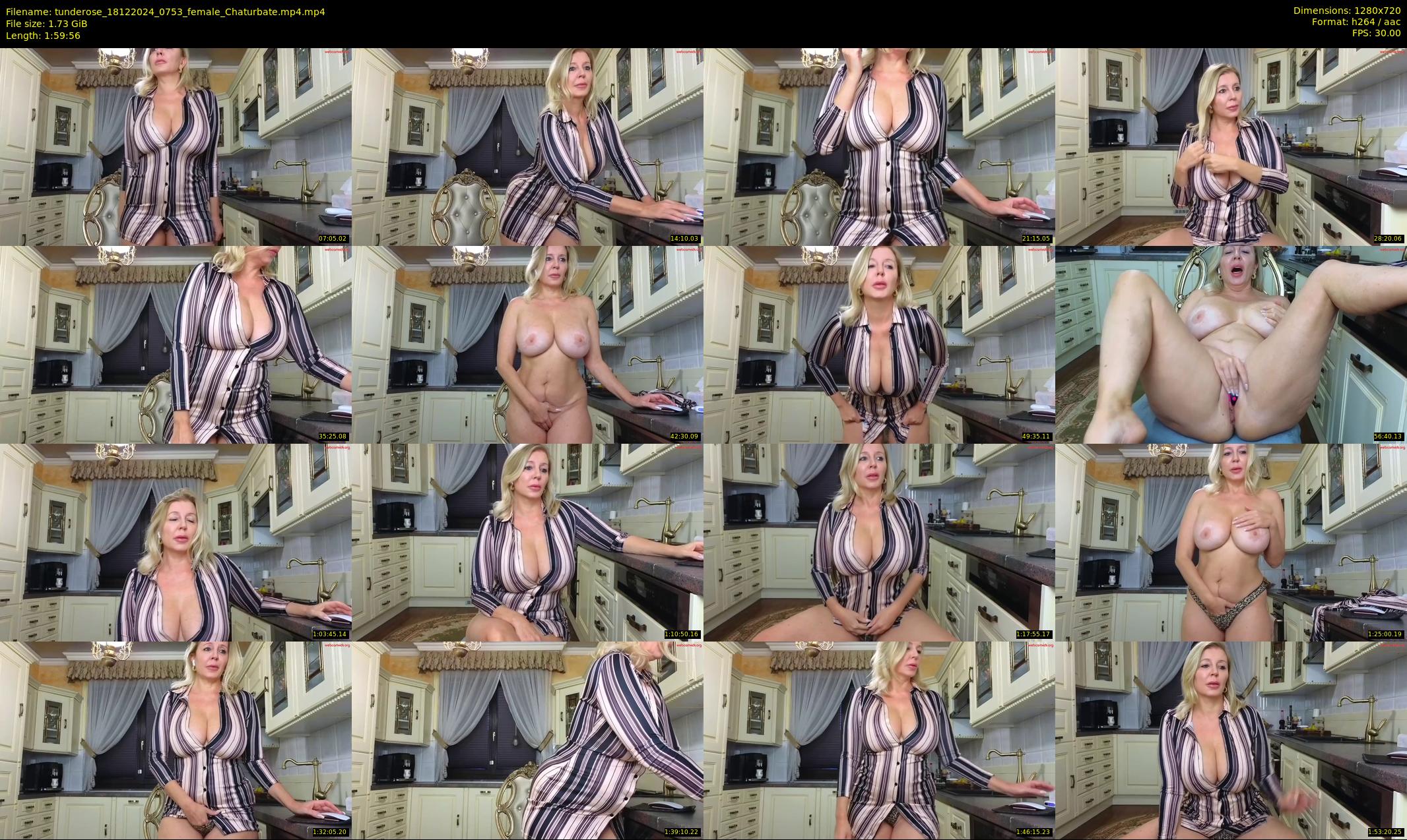 tunderose — 120 minute Chaturbate female cam show recording, 720p, Dec 18, 2024
