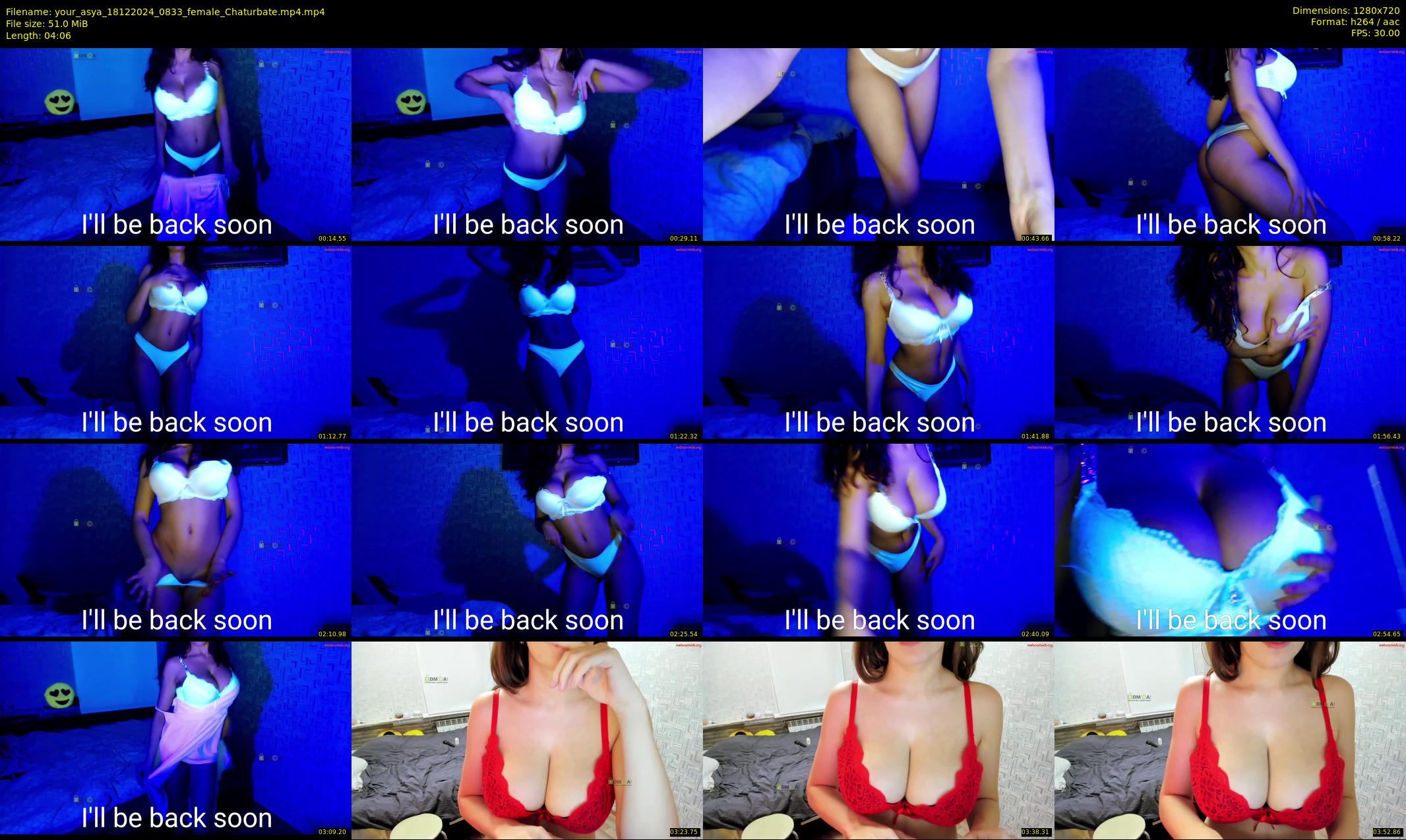 your_asya — 5 minute Chaturbate female cam show recording, 720p, Dec 18, 2024