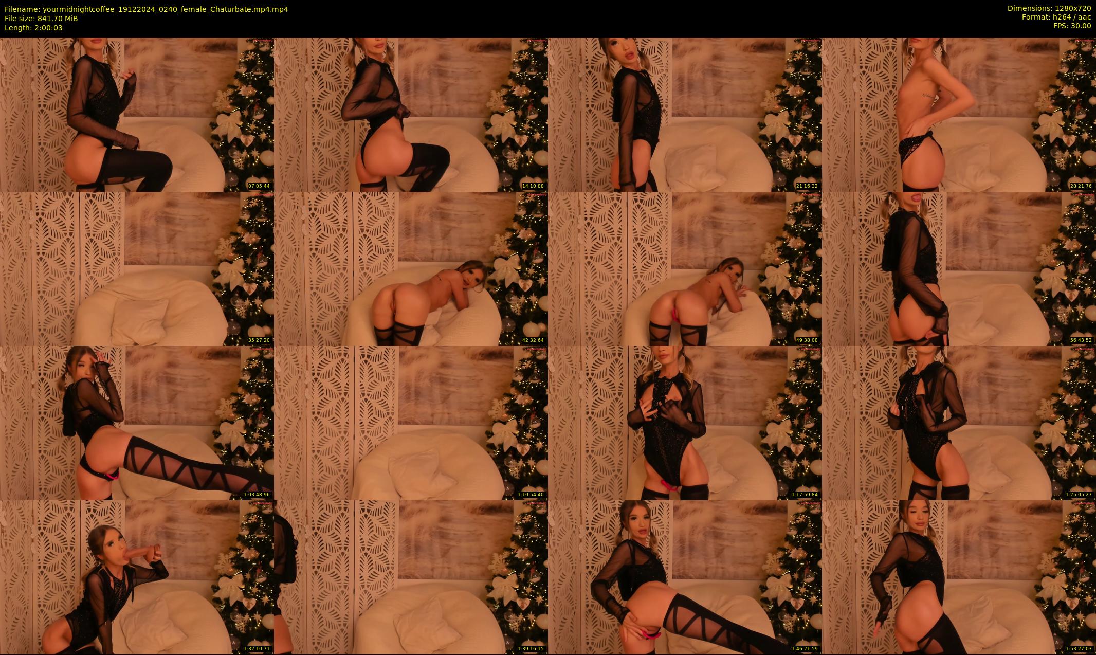 yourmidnightcoffee — 121 minute Chaturbate female cam show recording, 720p, Dec 19, 2024