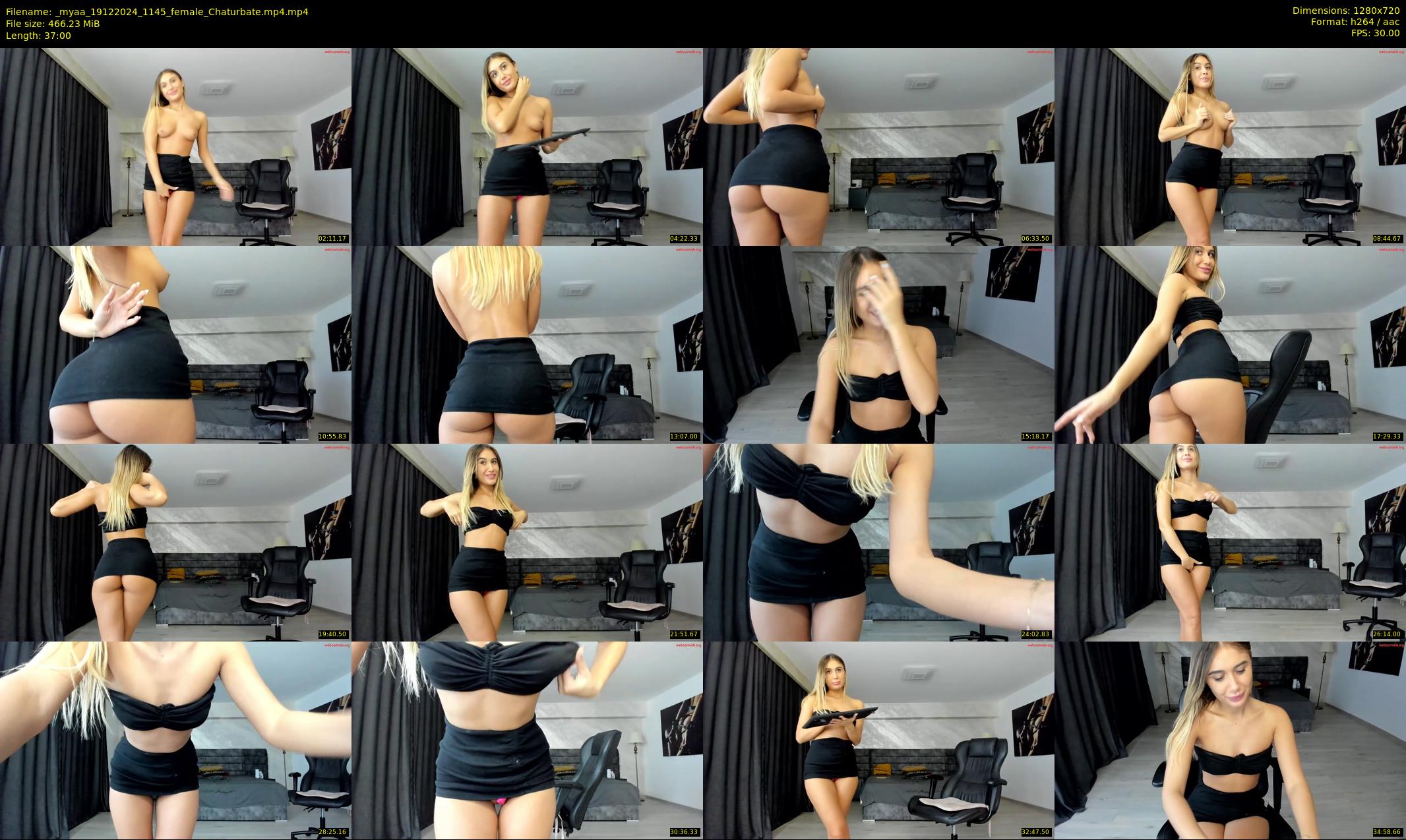 _myaa — 37 minute Chaturbate female cam show recording, 720p, Dec 19, 2024