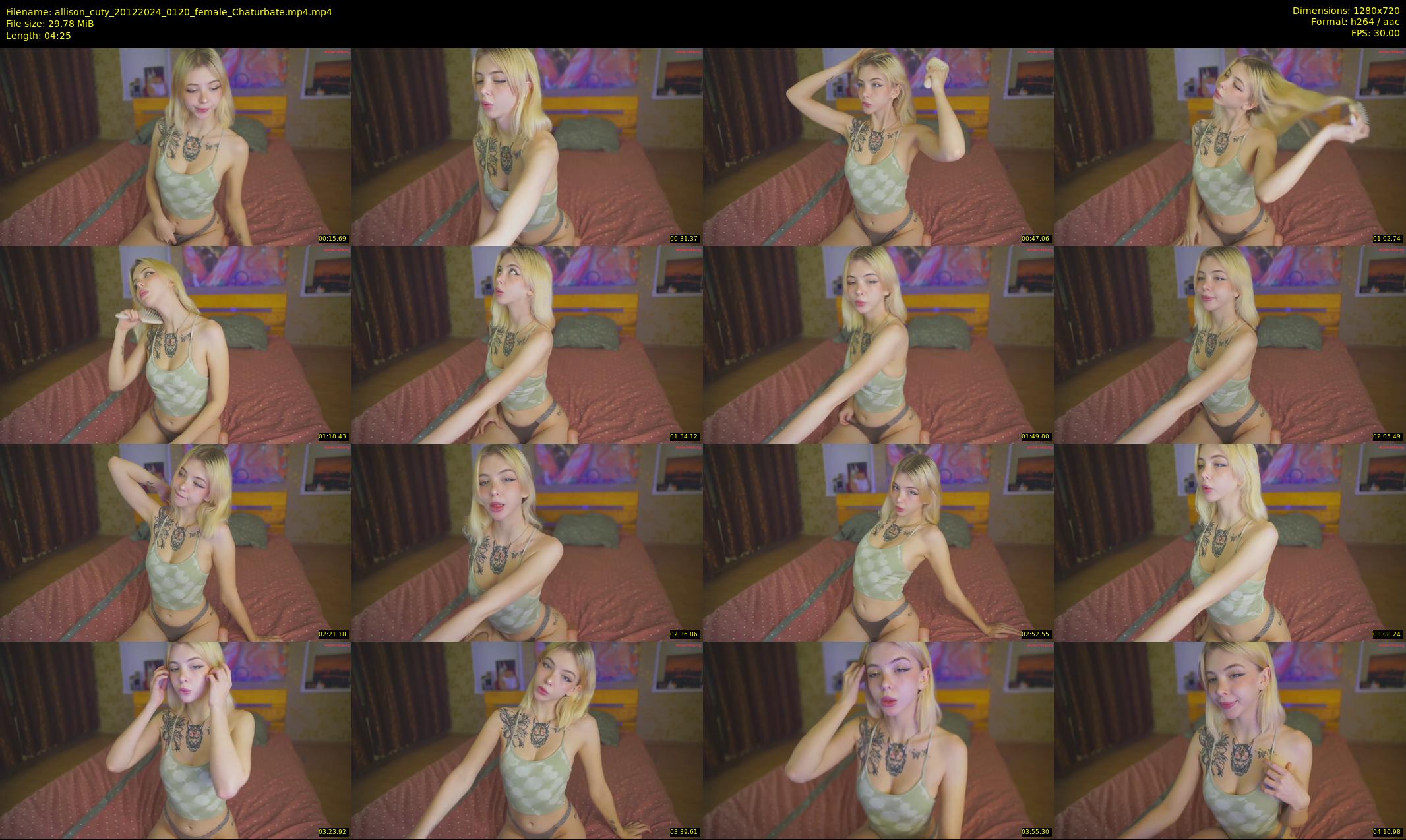 allison_cuty — 5 minute Chaturbate female cam show recording, 720p, Dec 20, 2024