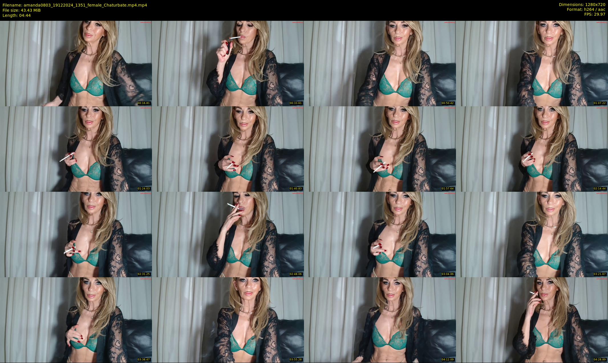 amanda0803 — 5 minute Chaturbate female cam show recording, 720p, Dec 19, 2024