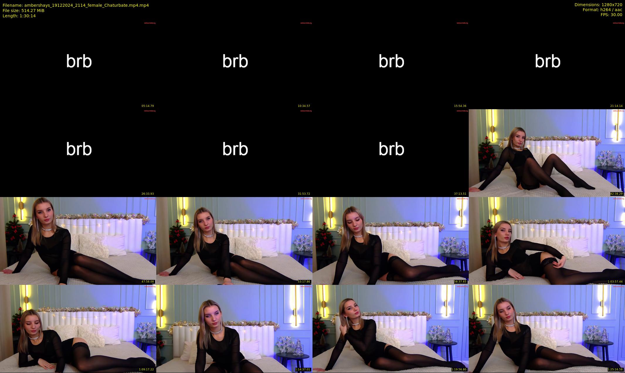 ambershays — 91 minute Chaturbate female cam show recording, 720p, Dec 19, 2024