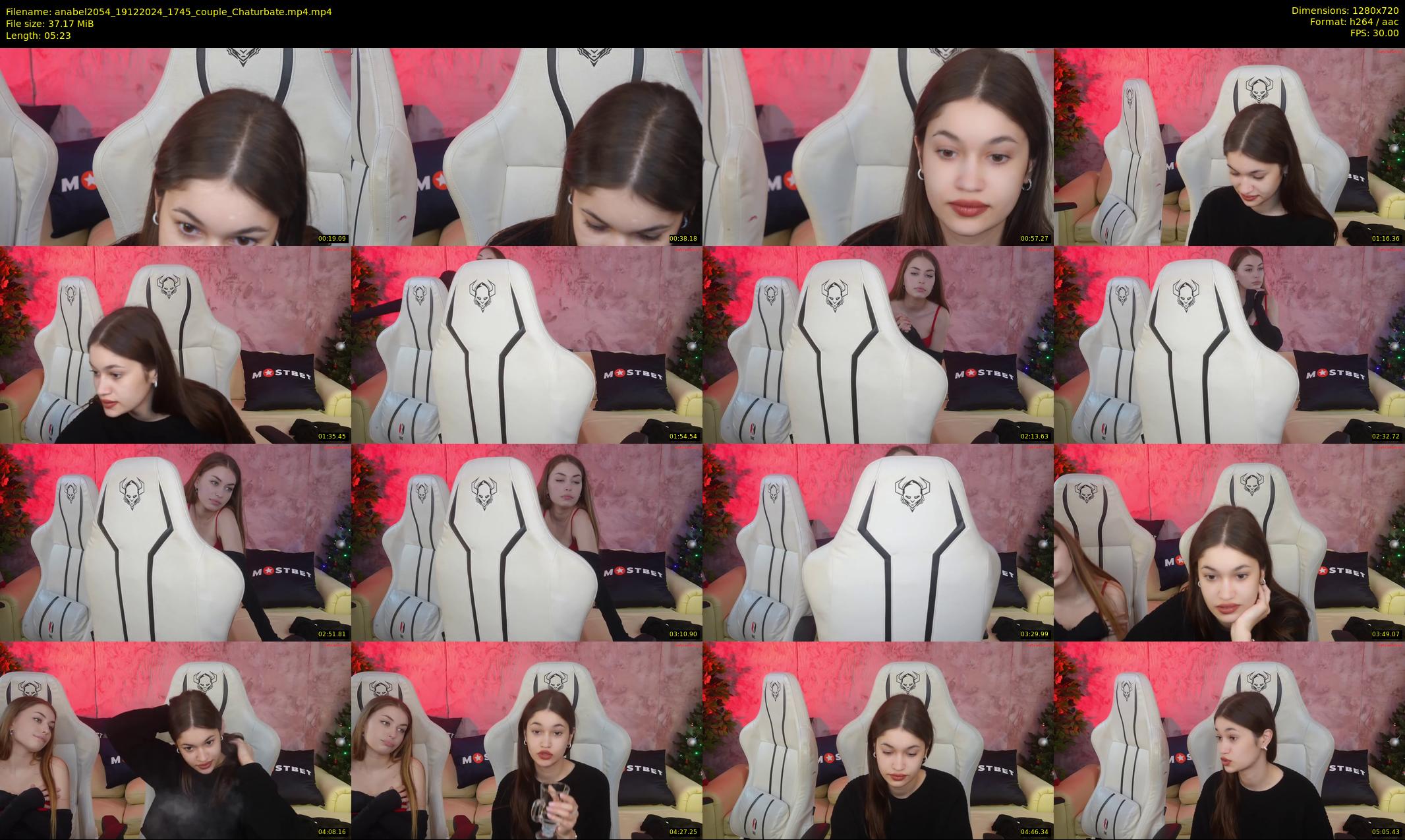 anabel2054 — 6 minute Chaturbate female cam show recording, 720p, Dec 19, 2024