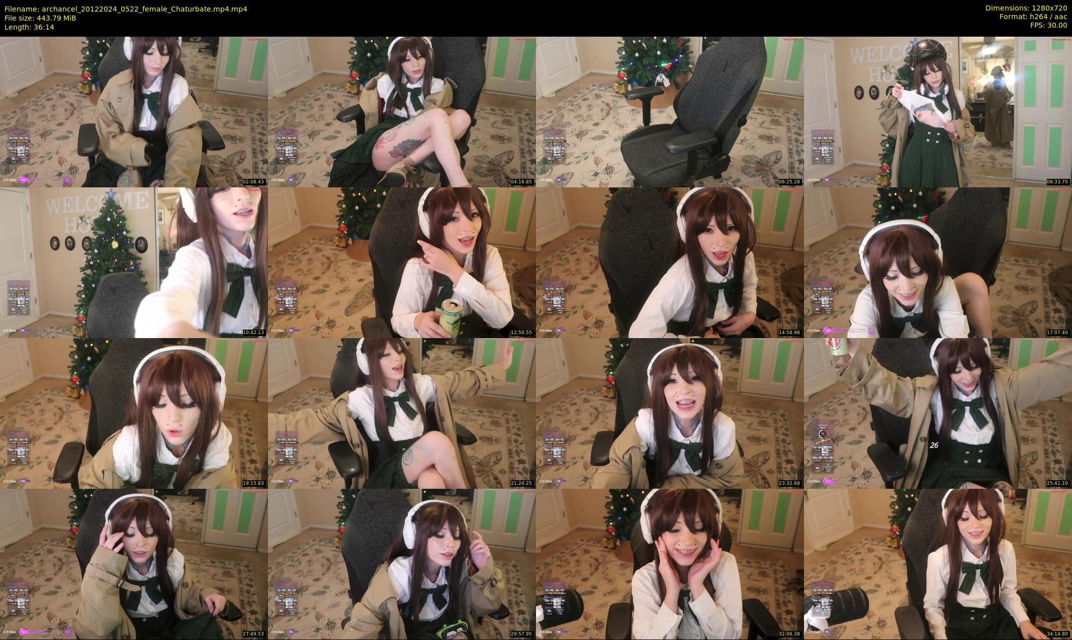 archancel — 37 minute Chaturbate female cam show recording, 720p, Dec 20, 2024