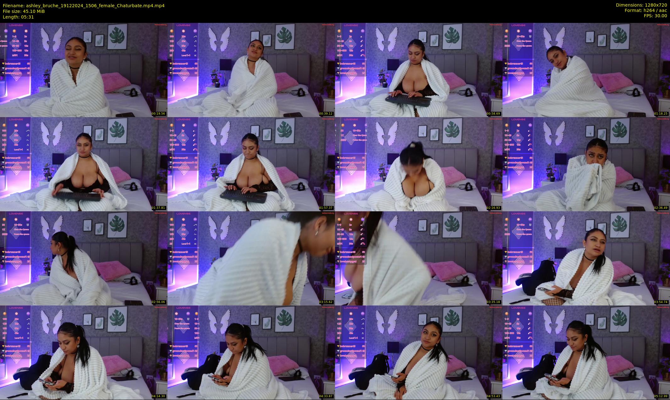 ashley_bruche — 6 minute Chaturbate female cam show recording, 720p, Dec 19, 2024