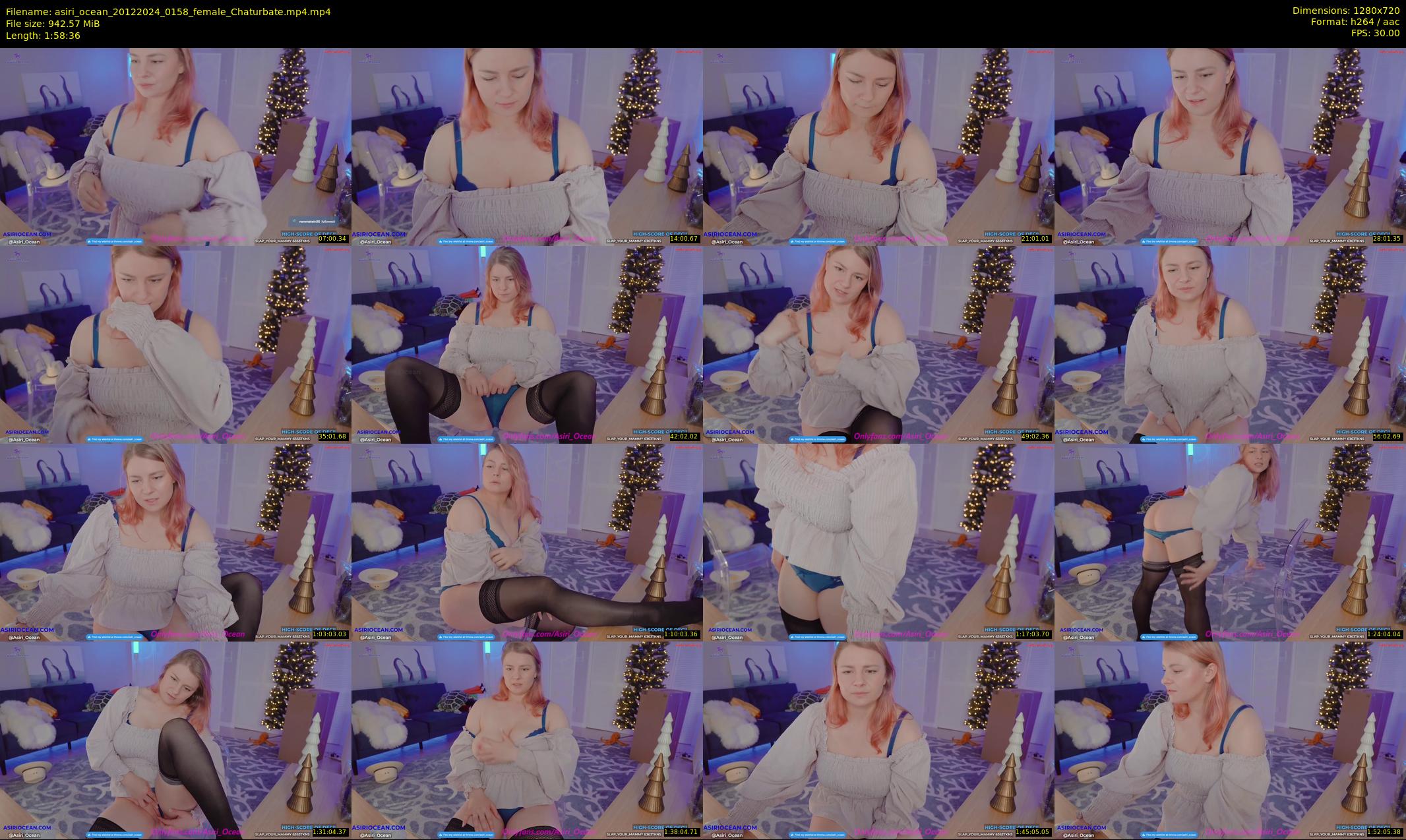 asiri_ocean — 119 minute Chaturbate female cam show recording, 720p, Dec 20, 2024