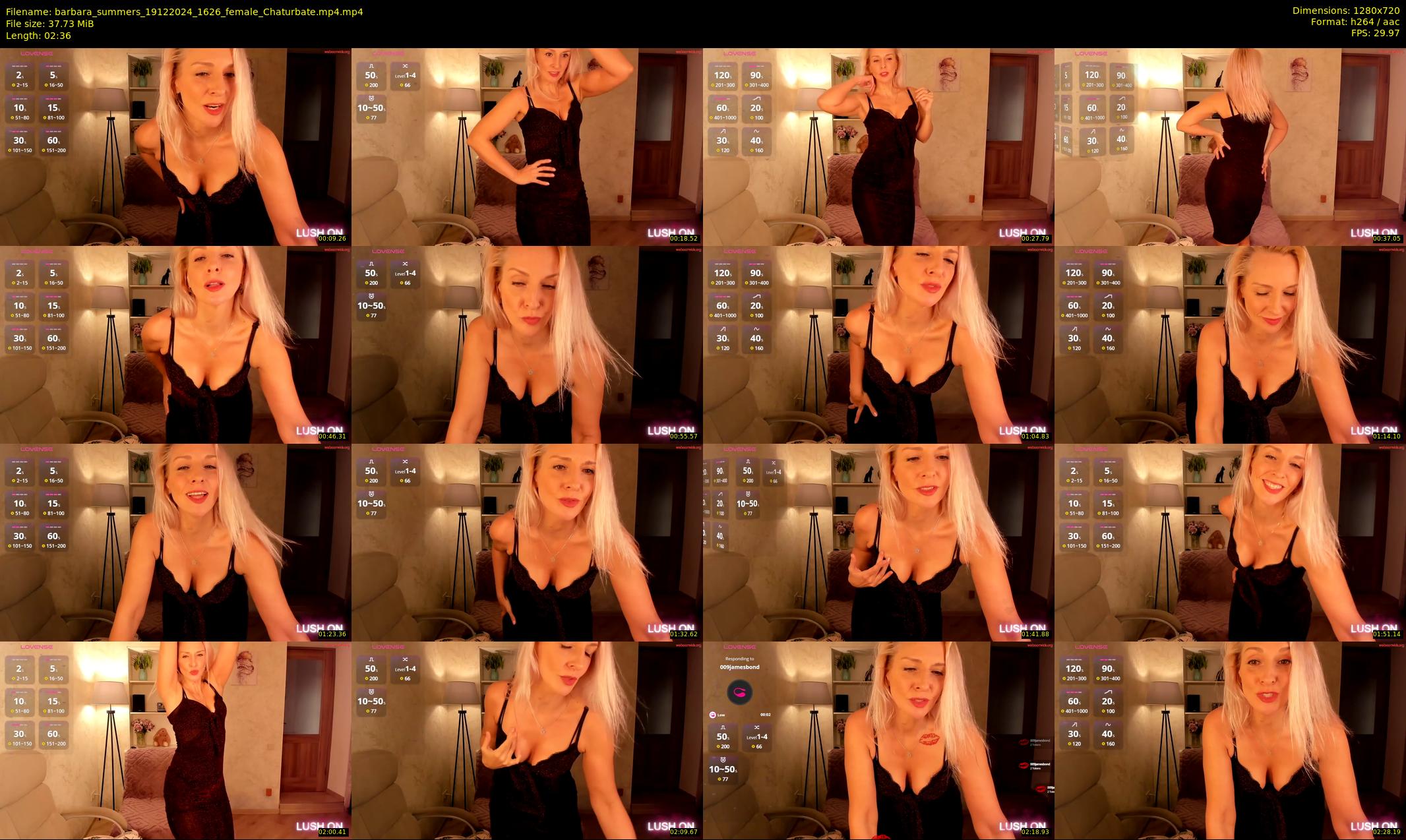 barbara_summers — 3 minute Chaturbate female cam show recording, 720p, Dec 19, 2024