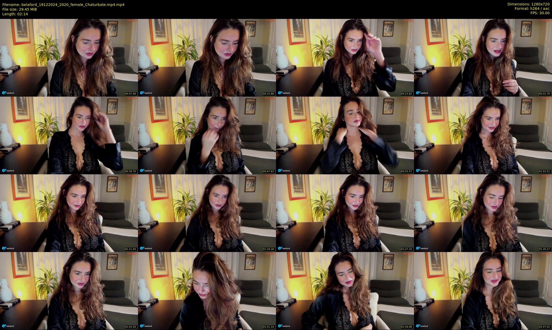 belaford — 3 minute Chaturbate female cam show recording, 720p, Dec 19, 2024