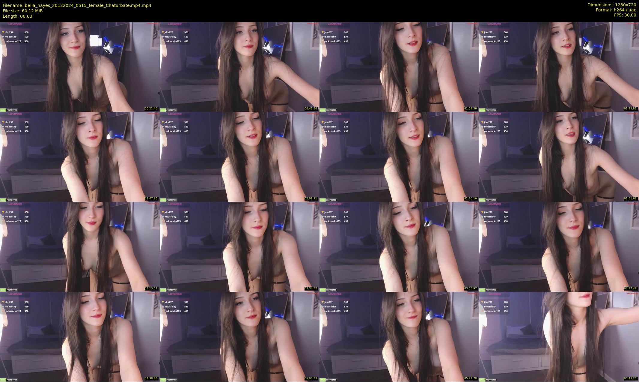 bella_hayes — 7 minute Chaturbate female cam show recording, 720p, Dec 20, 2024