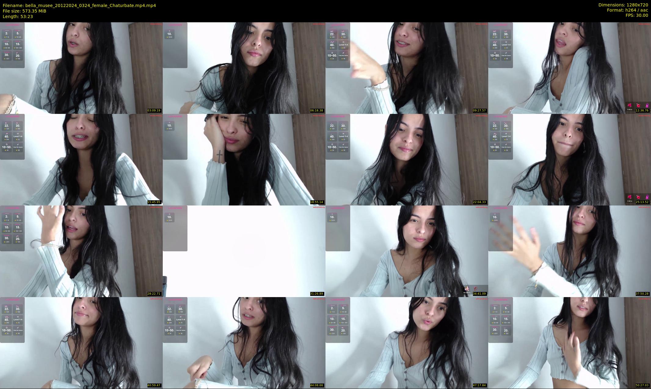 bella_musee — 54 minute Chaturbate female cam show recording, 720p, Dec 20, 2024