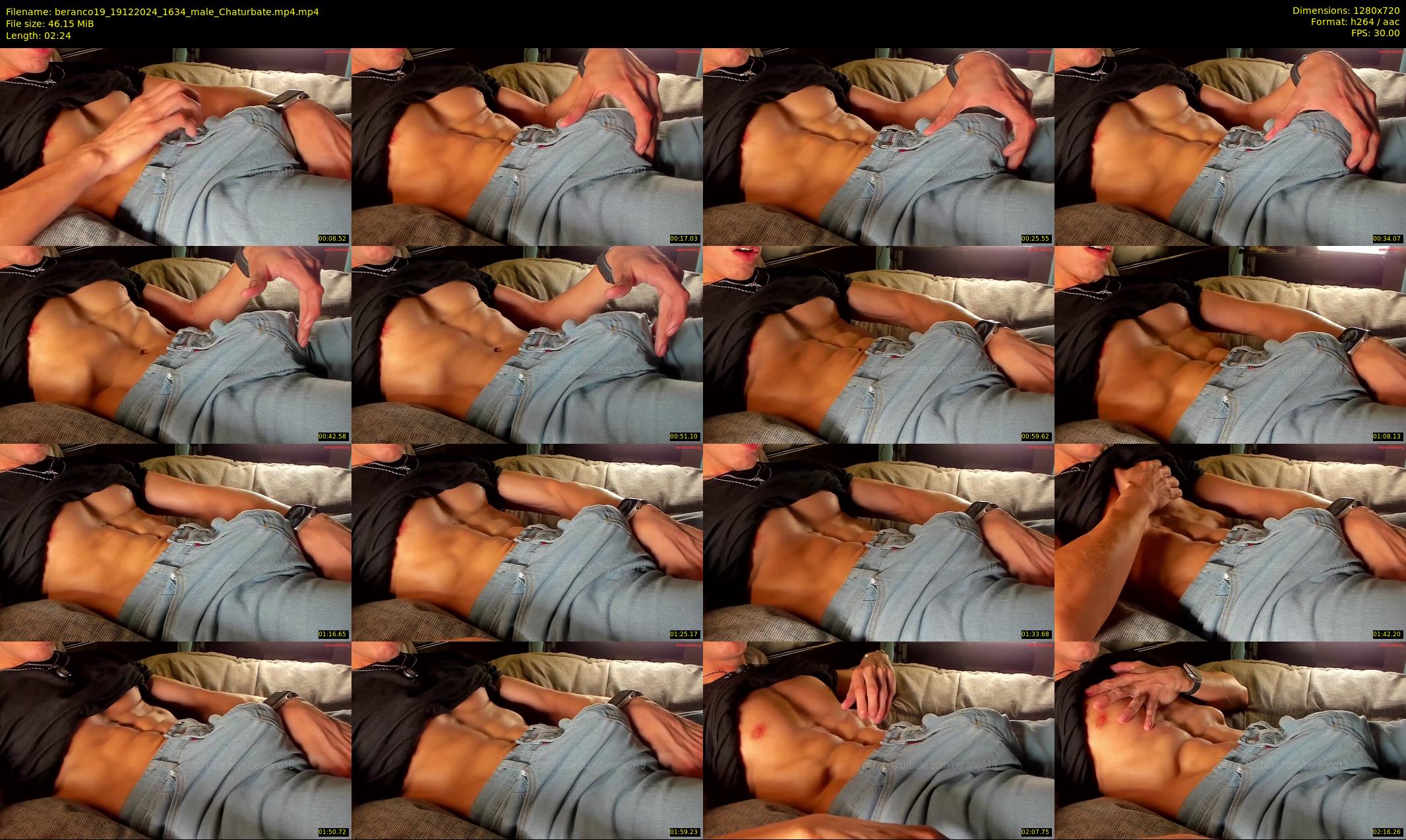 beranco19 — 3 minute Chaturbate male cam show recording, 720p, Dec 19, 2024