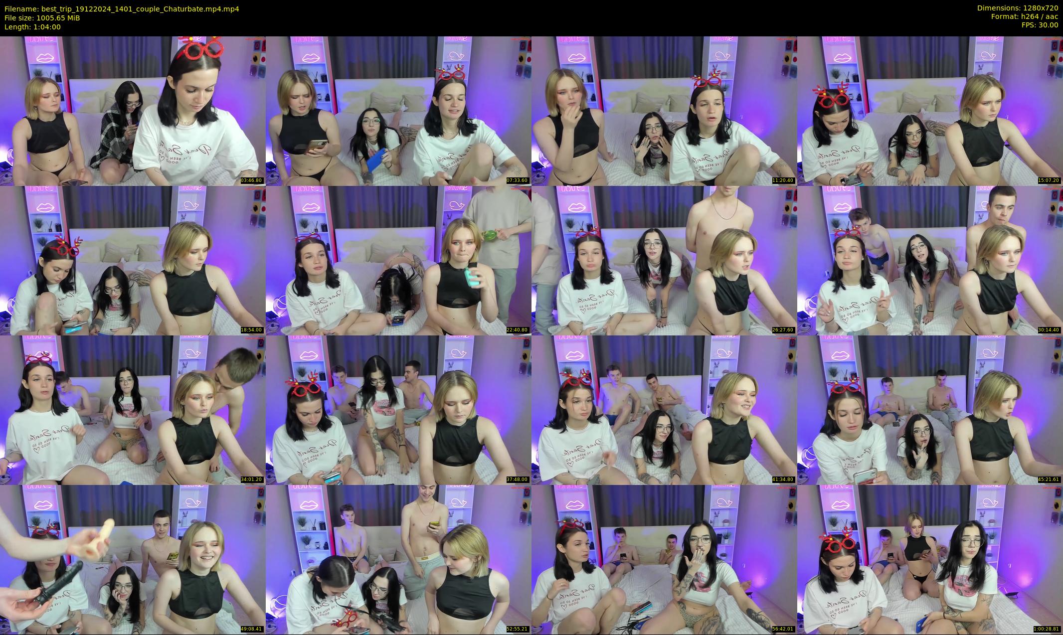 best_trip — 64 minute Chaturbate couple cam show recording, 720p, Dec 19, 2024