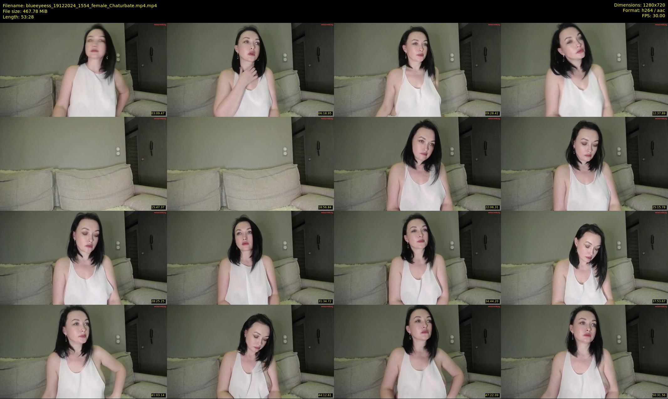 blueeyeess — 54 minute Chaturbate female cam show recording, 720p, Dec 19, 2024