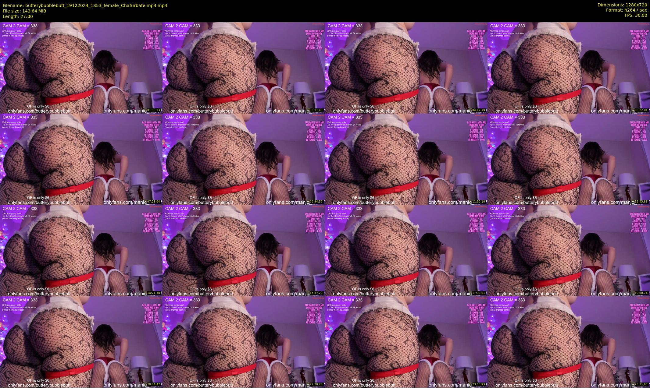 butterybubblebutt — 27 minute Chaturbate couple cam show recording, 720p, Dec 19, 2024