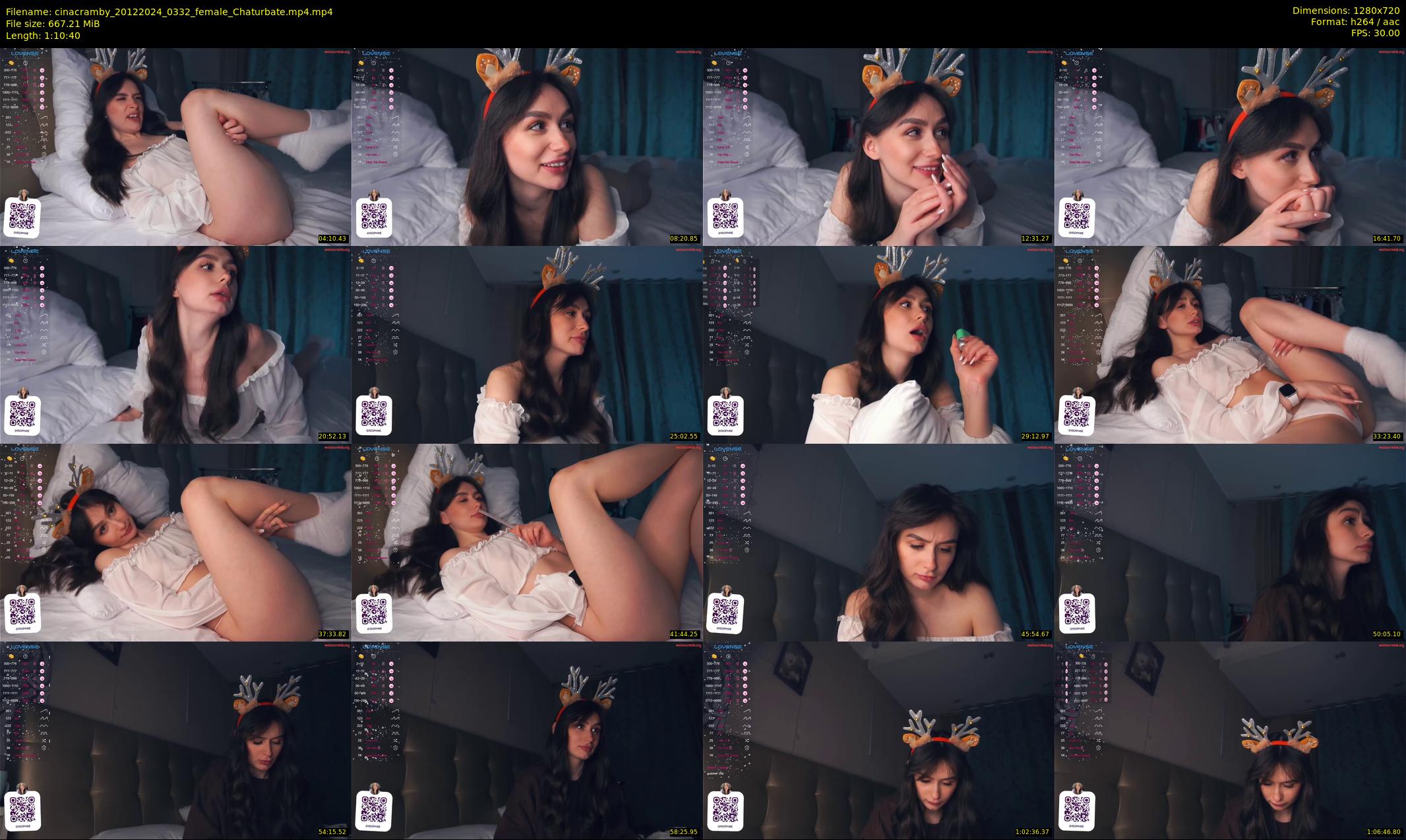 cinacramby — 71 minute Chaturbate female cam show recording, 720p, Dec 20, 2024