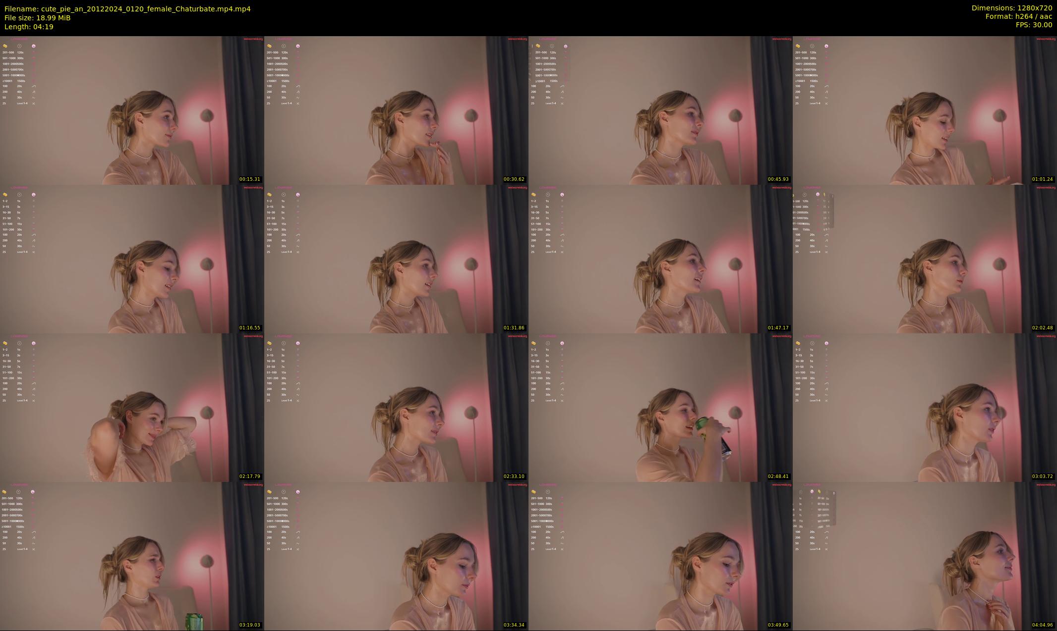 cute_pie_an — 5 minute Chaturbate female cam show recording, 720p, Dec 20, 2024