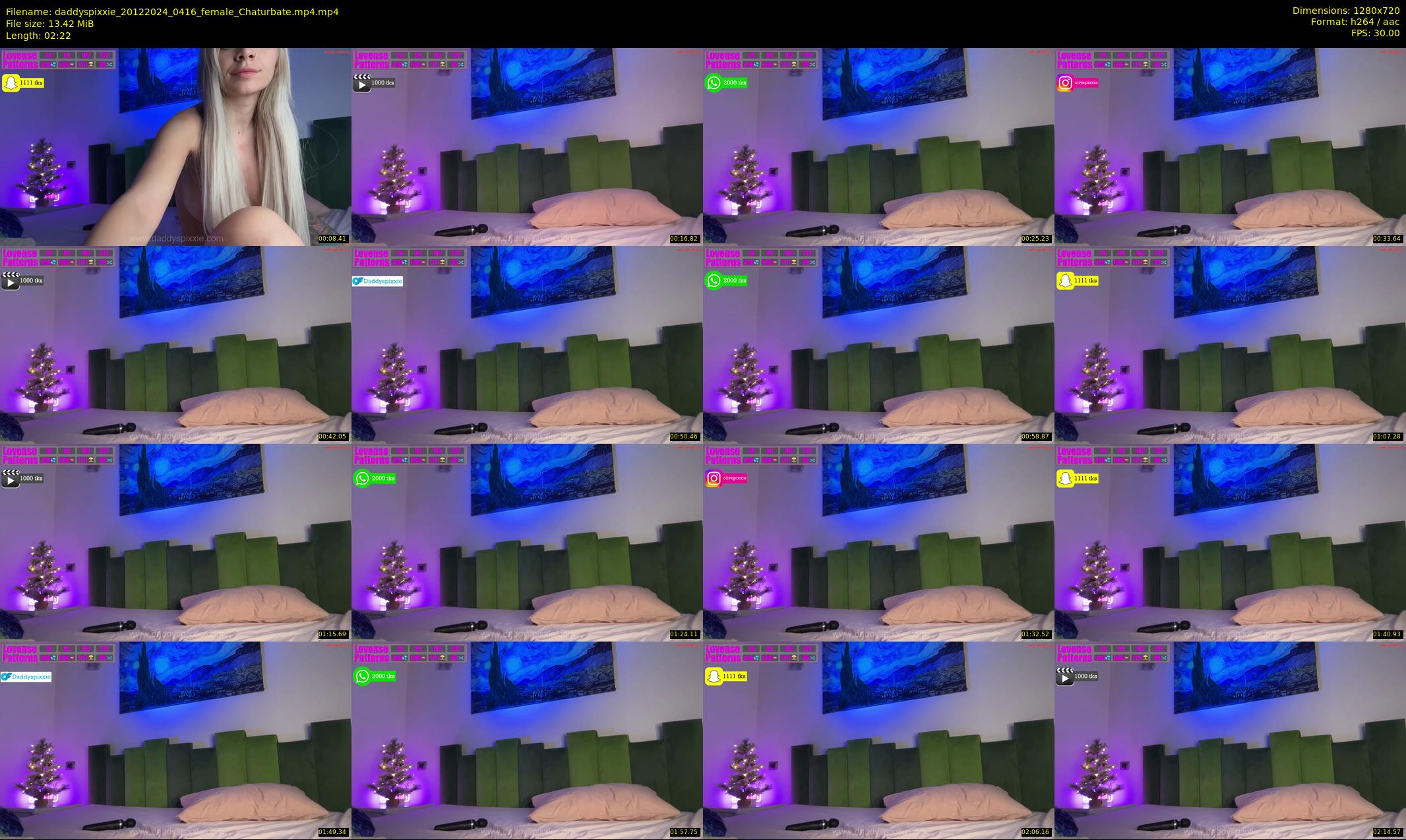 daddyspixxie — 3 minute Chaturbate female cam show recording, 720p, Dec 20, 2024